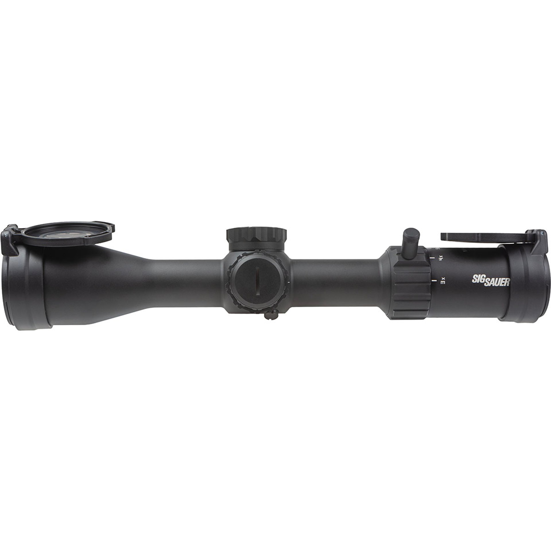 Whiskey4 3-12x44mm SFP Illuminated Quadplex Reticle Black
