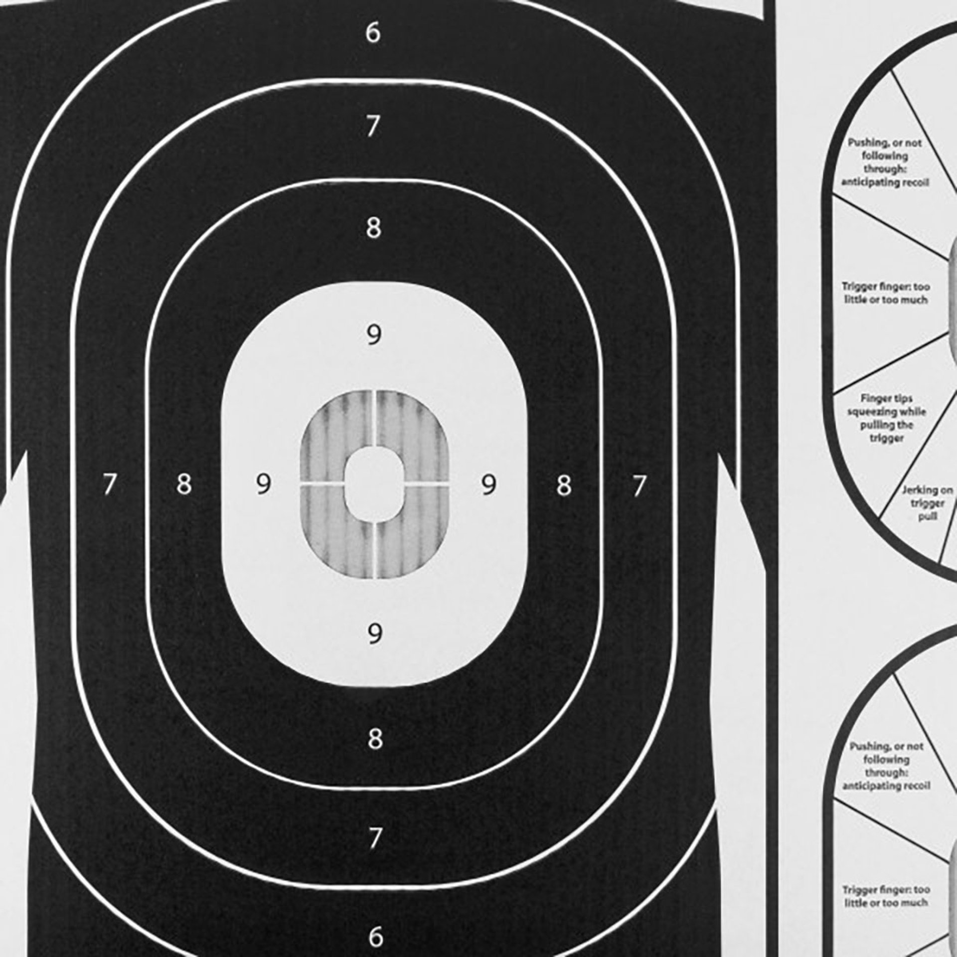 EZ Aim 23"x35" Handgun Trainer Corrugated Target & Backer