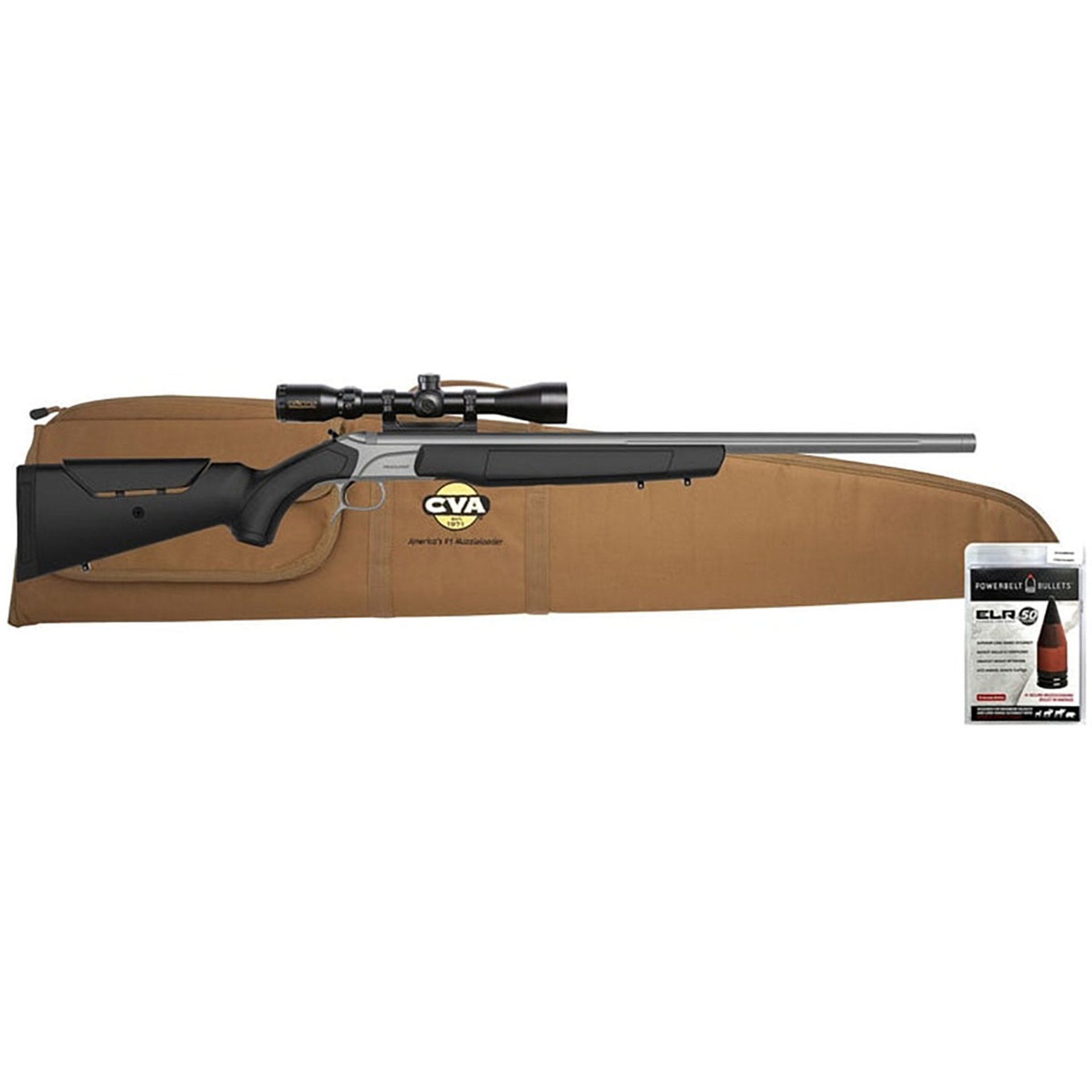 Accura MR-X  .50 Cal 26"BBL w/Scope Black/SS