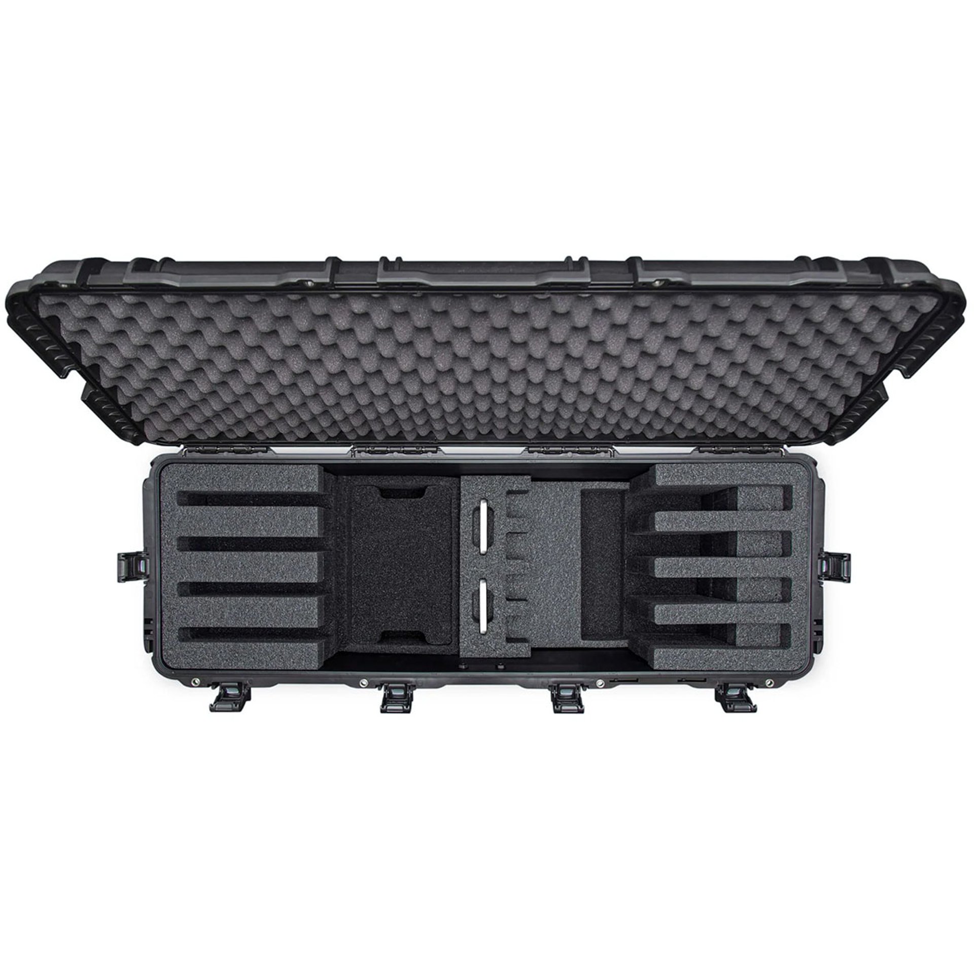 988 4-UP Rifle Case w/Foam 44.9"x16.3"x12.5" Black