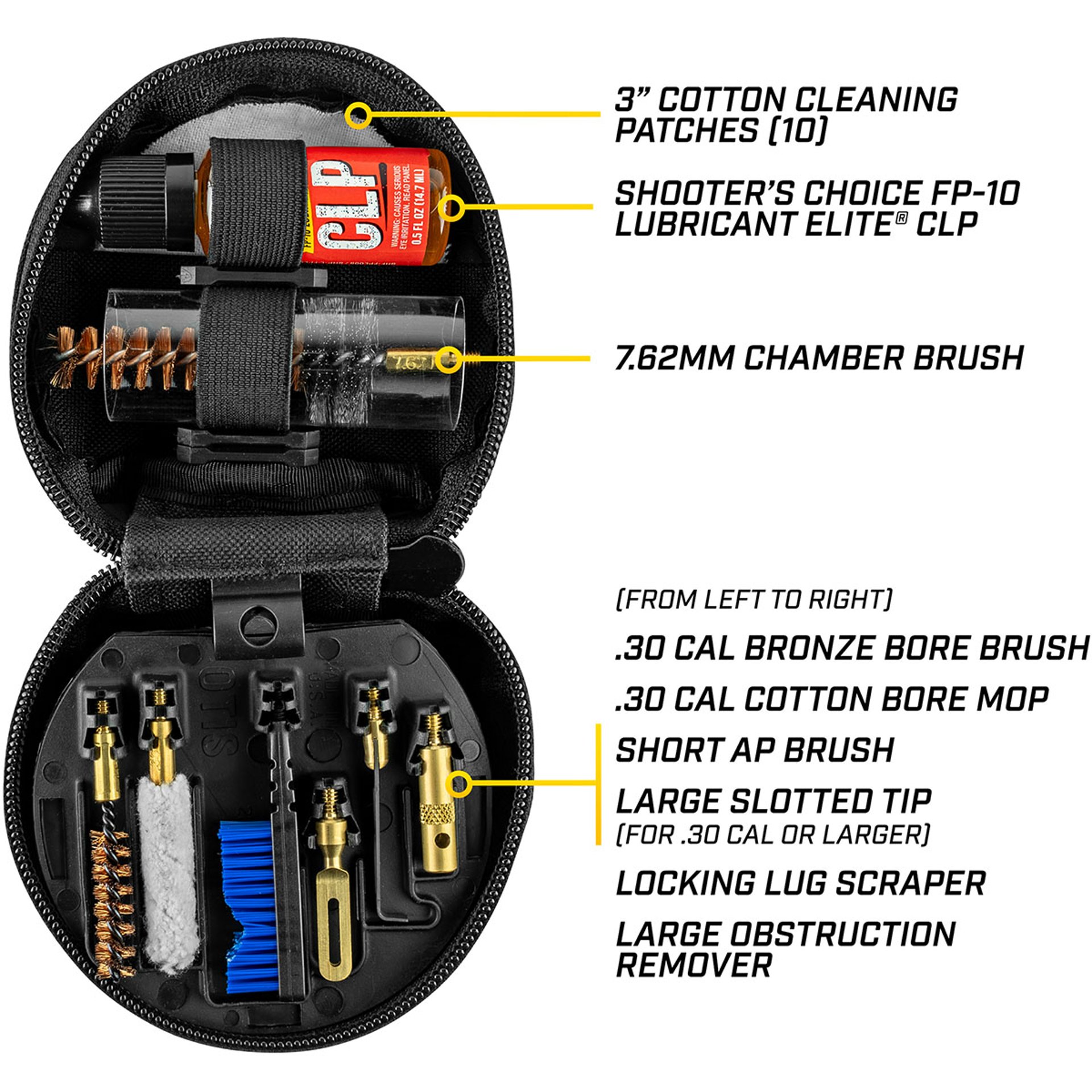 MSR/AR Cleaning Kit (.308 Cal/7.62NATO) w/B.O.N.E. Tool