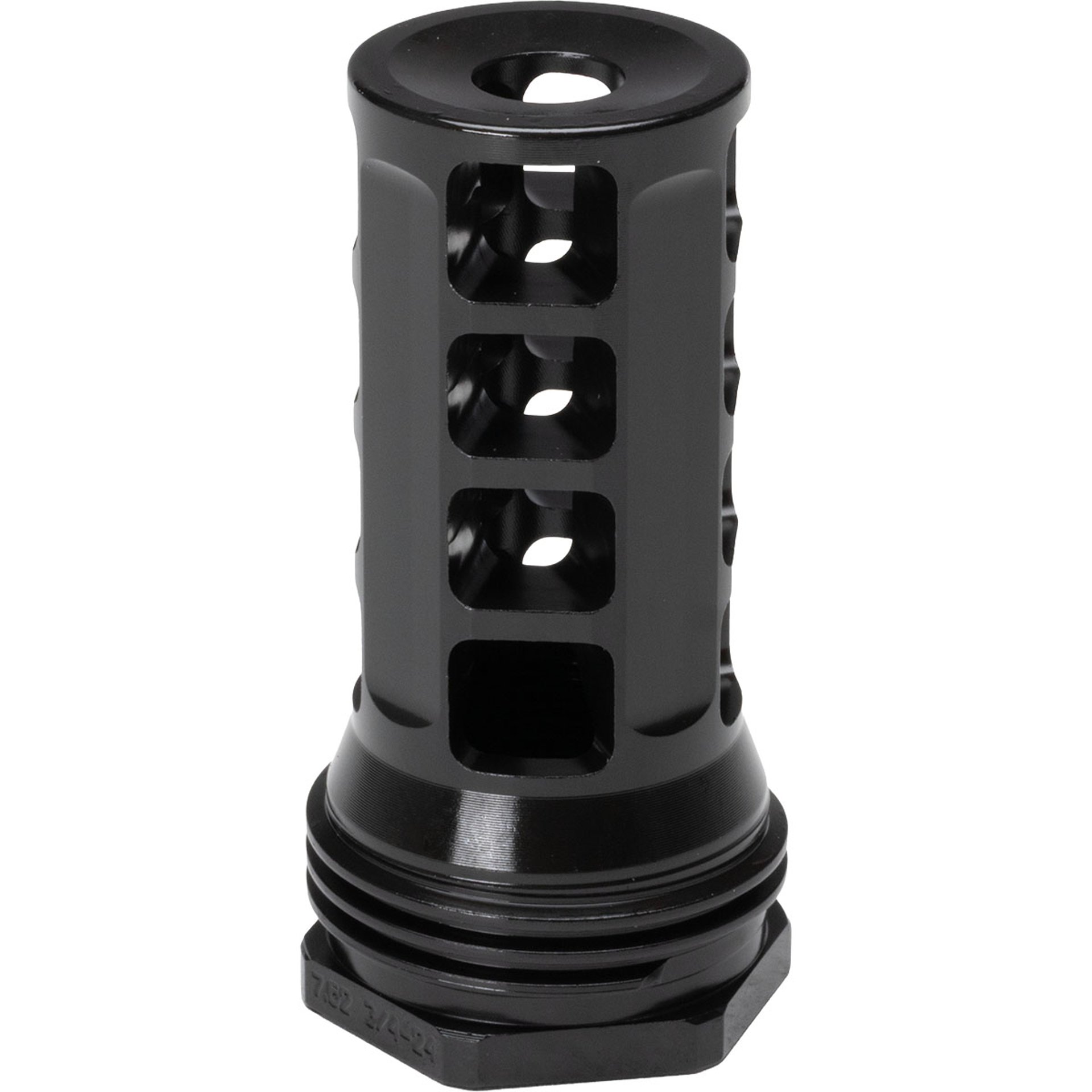 Muzzle Brake-QD 762 30 Caliber 3/4x24 Black