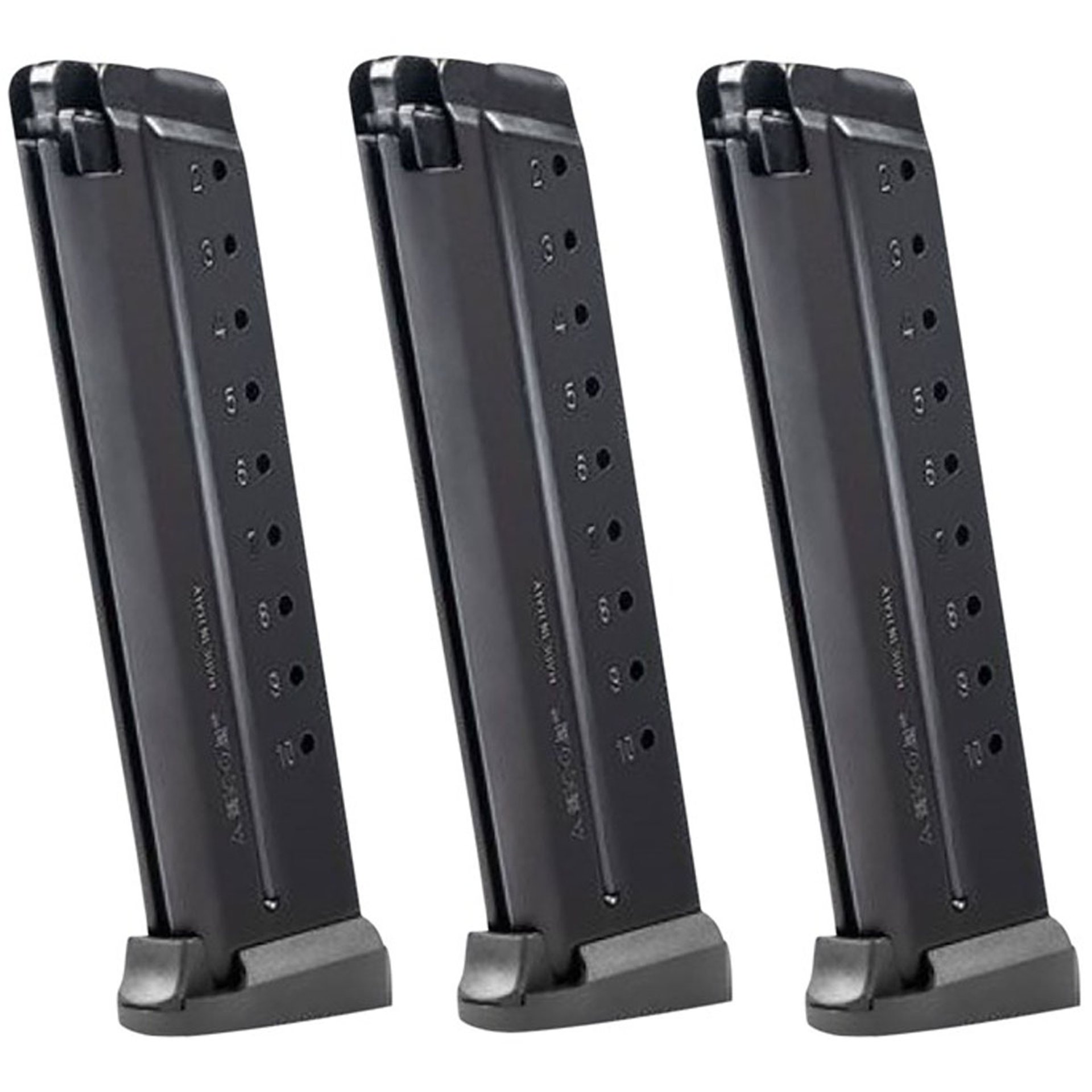 1911 Full Size Magazine 10-Rd Anti-Friction 9mm 3/Pack