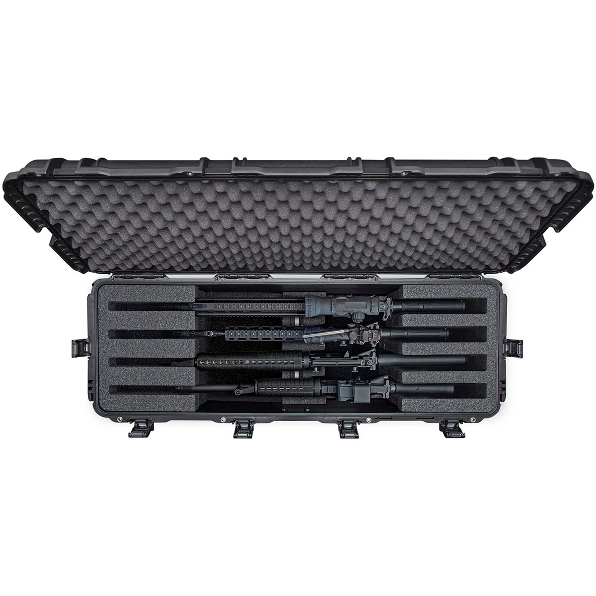 988 4-UP Rifle Case w/Foam 44.9"x16.3"x12.5" Black