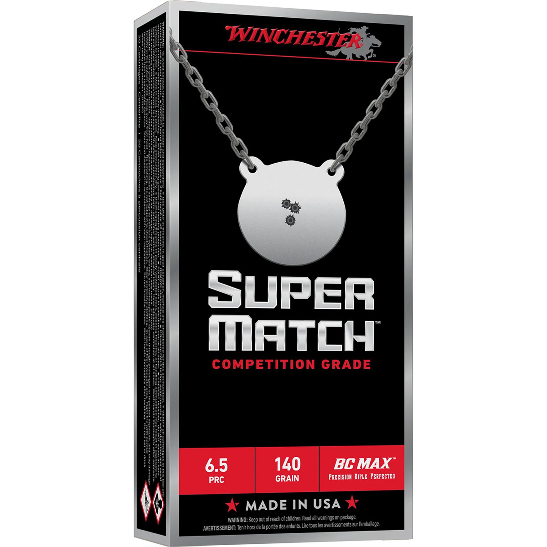 SUPER MATCH® 6.5 PRC BC MAX™ RIFLE AMMO