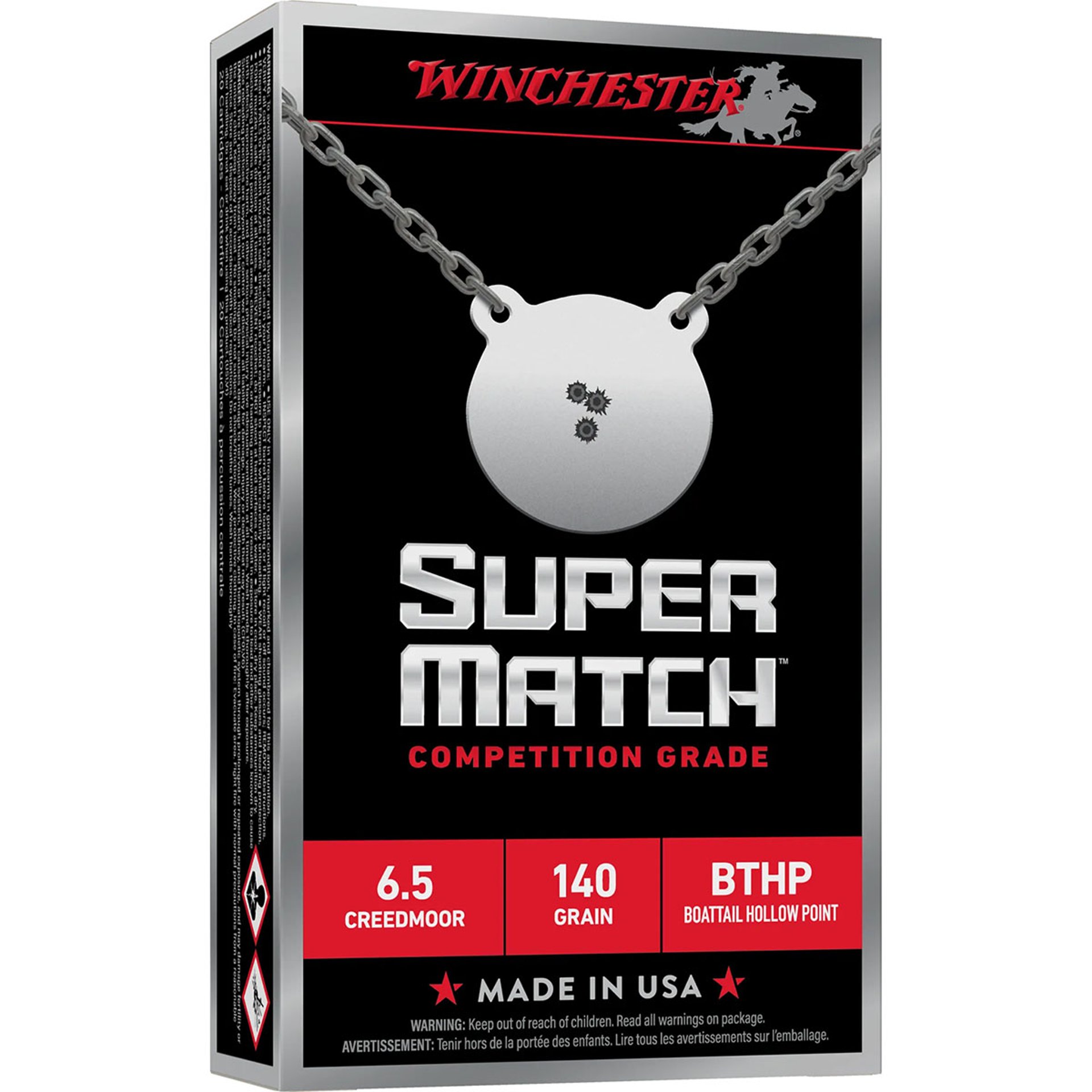SUPER MATCH® 6.5 CREEDMOOR BTHP RIFLE AMMO