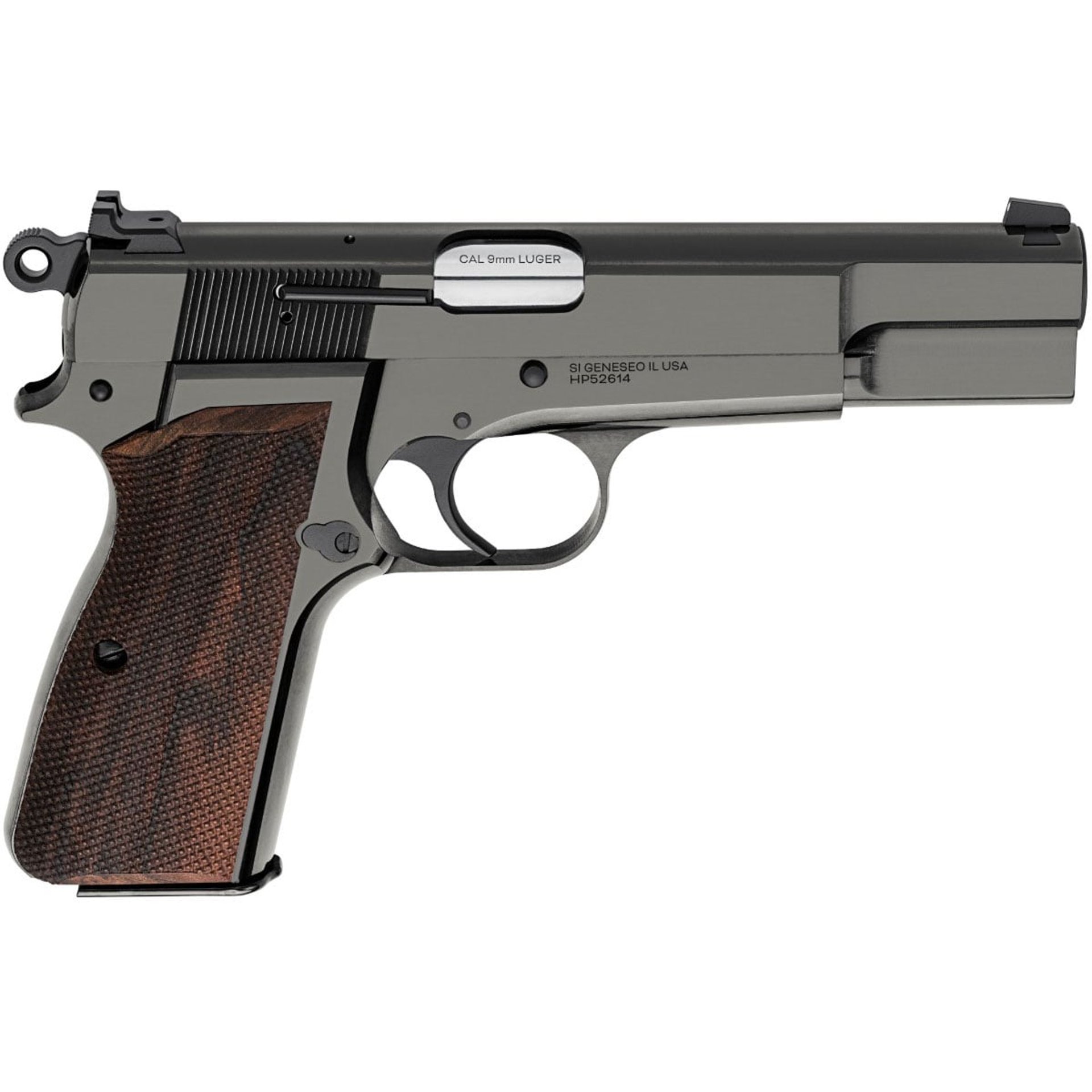 SA-35 9mm Luger 4.7"BBL (1)15RD Mag TS Polished Blued/Walnut