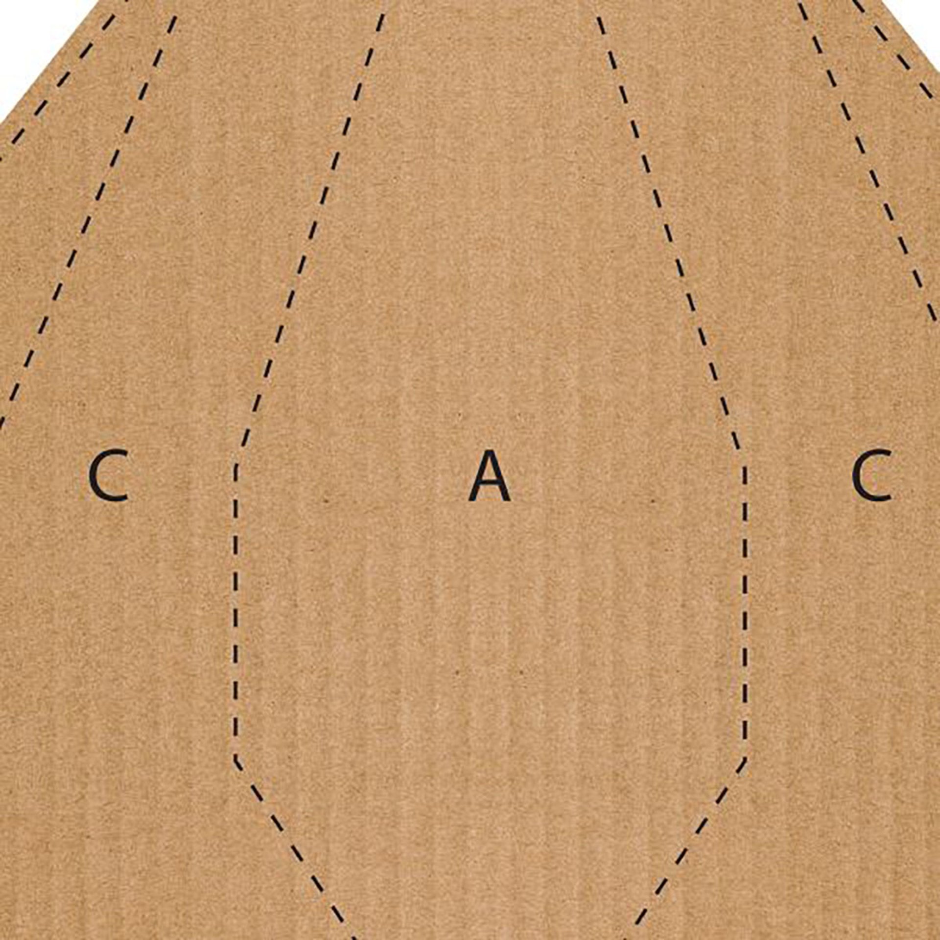 EZ Aim 14"x22" IPSC CL USPSA Full Size Corrug Target/Backer