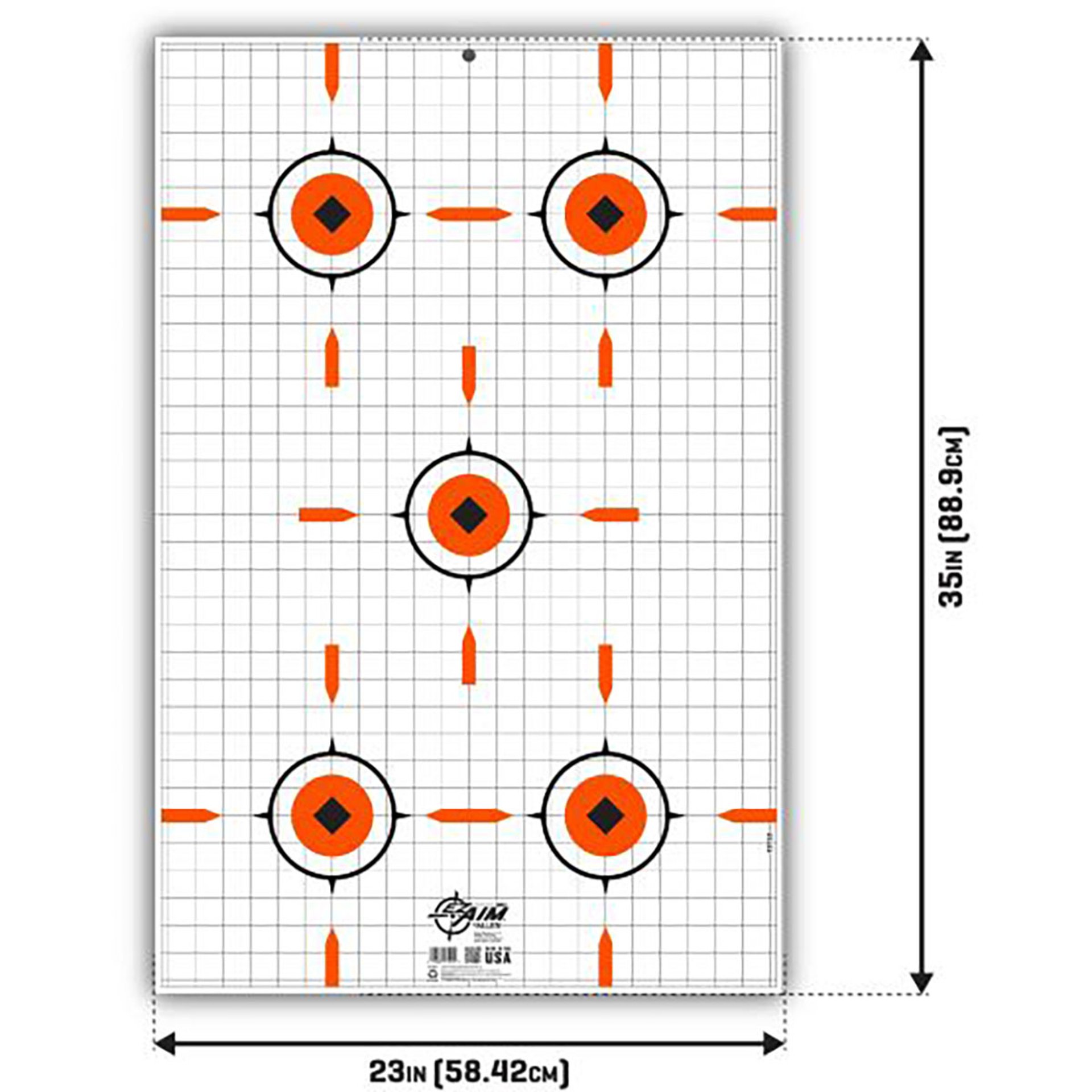 EZ Aim 23"x35" Sight Grid Corrugated Target & Backer 1/Pack