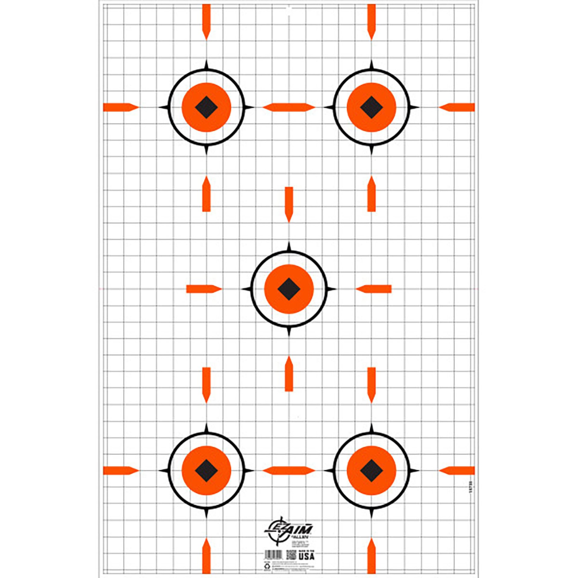 EZ Aim 23"x35" Sight Grid Corrugated Target & Backer 1/Pack