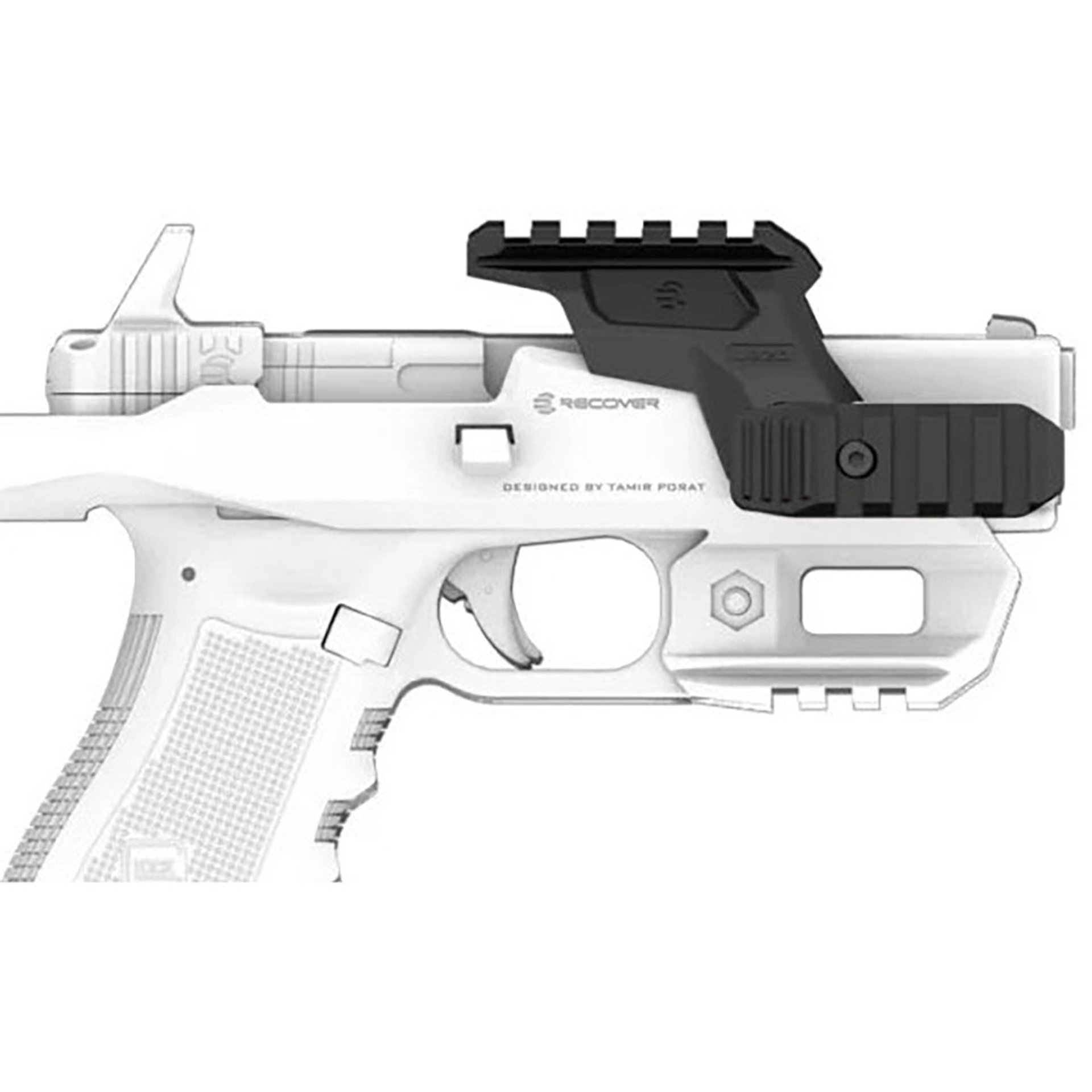 Brace Upper Rail Compatible w/ 20/20 Recover Stabilizers