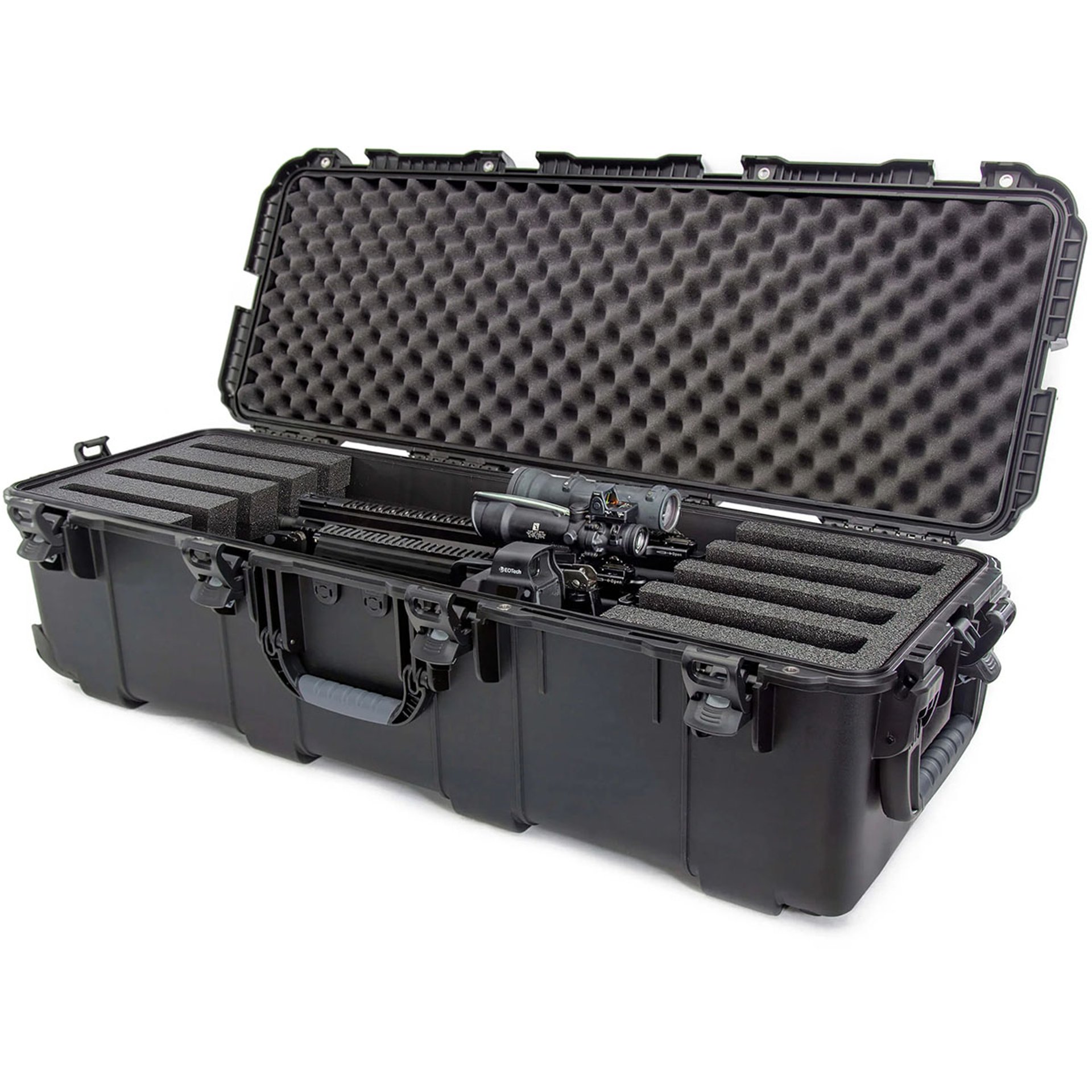 988 4-UP Rifle Case w/Foam 44.9"x16.3"x12.5" Black