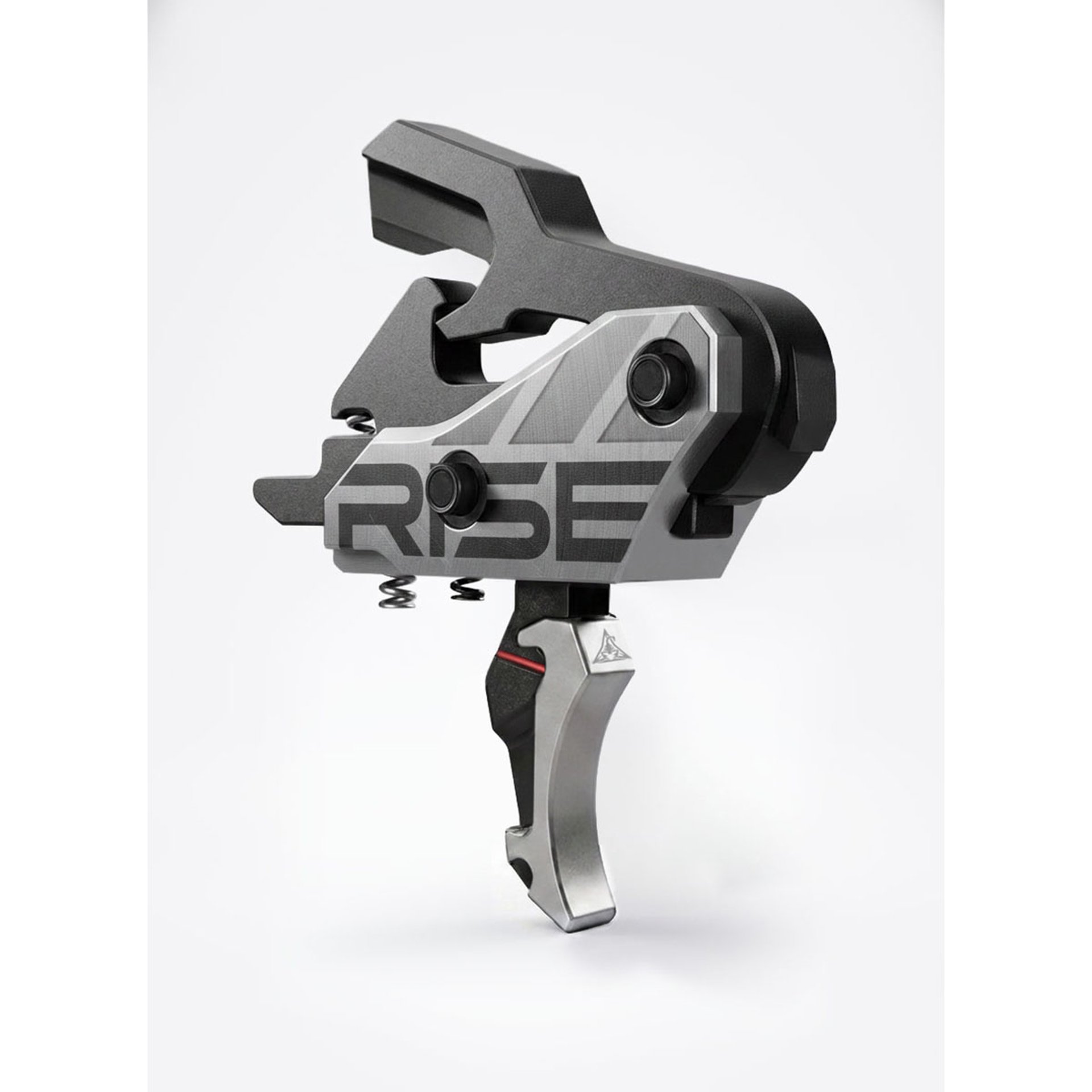 Blitz G2 Slide-and-Snap AR Trigger Curved Blade Face Silver