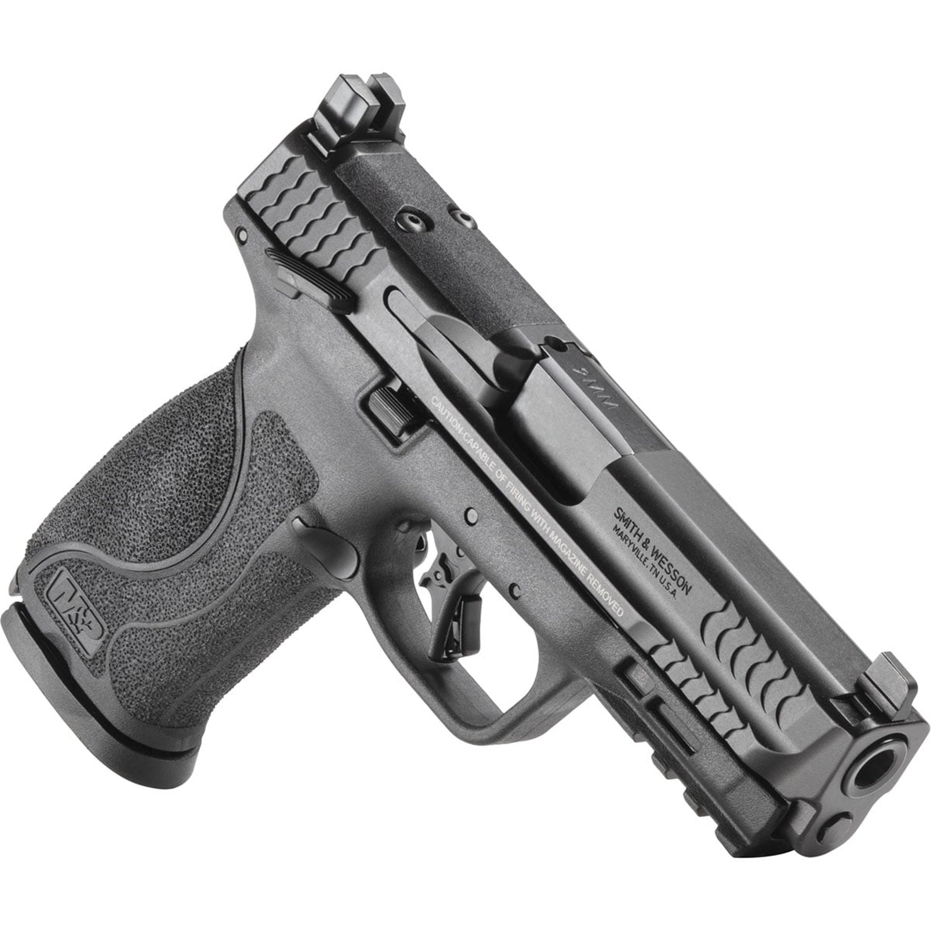 M&P 9 M2.0 4.22"BBL OR Thumb Safety (2)15RD Mag Black