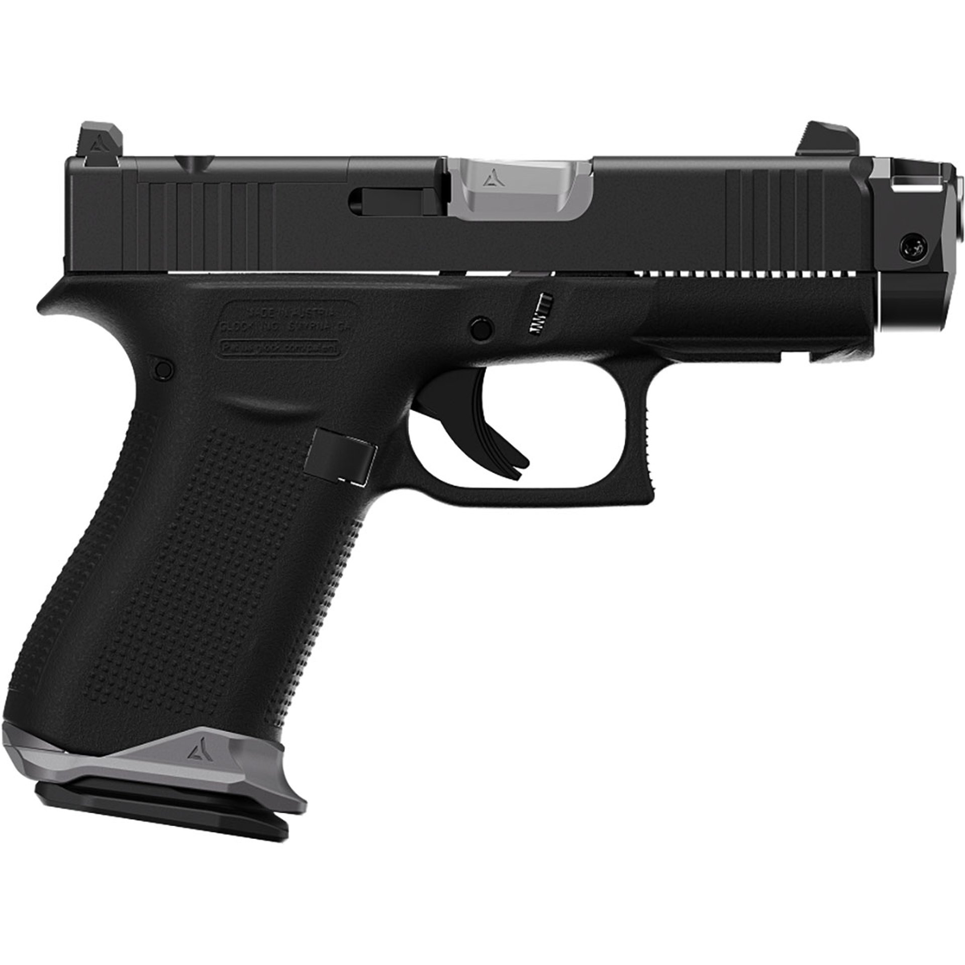 Anchor & Magwell for Glock Gen 5 G19/23/44/49 Gray