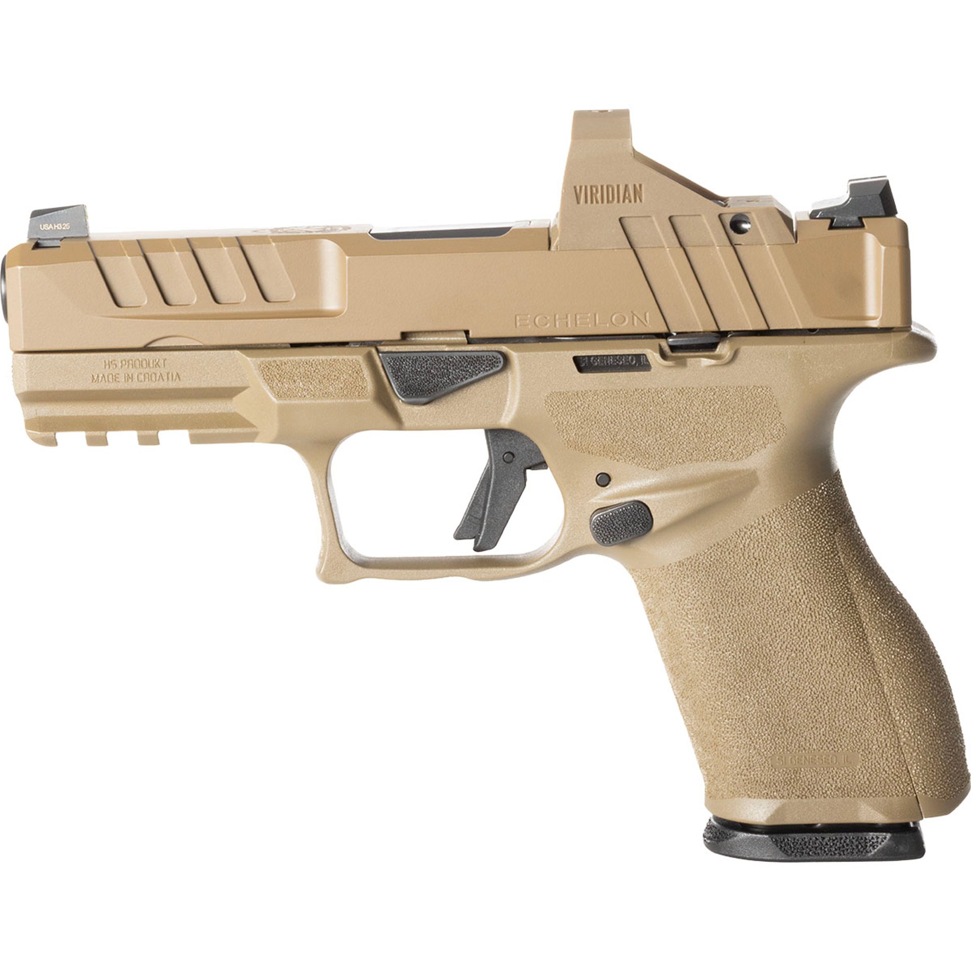 Echelon 4.0C 9mm 4"BBL (1)15(3)18rd Mags & RFX11 GearPac FDE