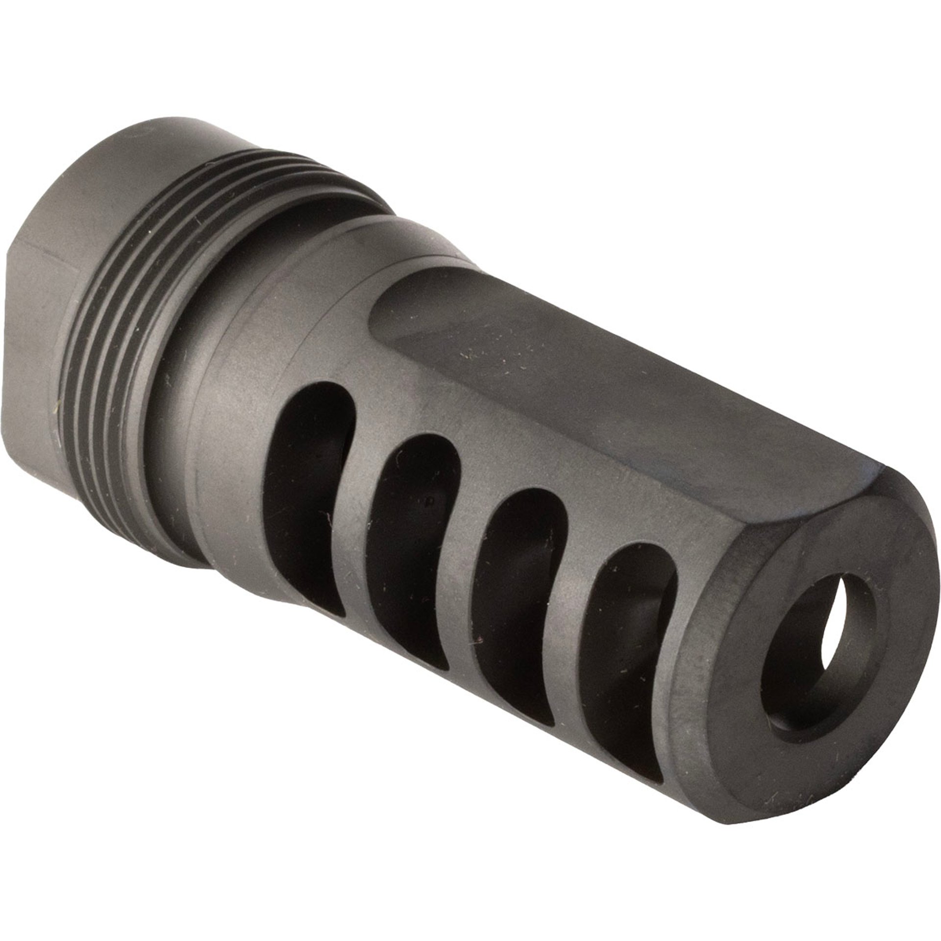 7.62 Cal 4 Port Muzzle Brake in 5/8x24 Black