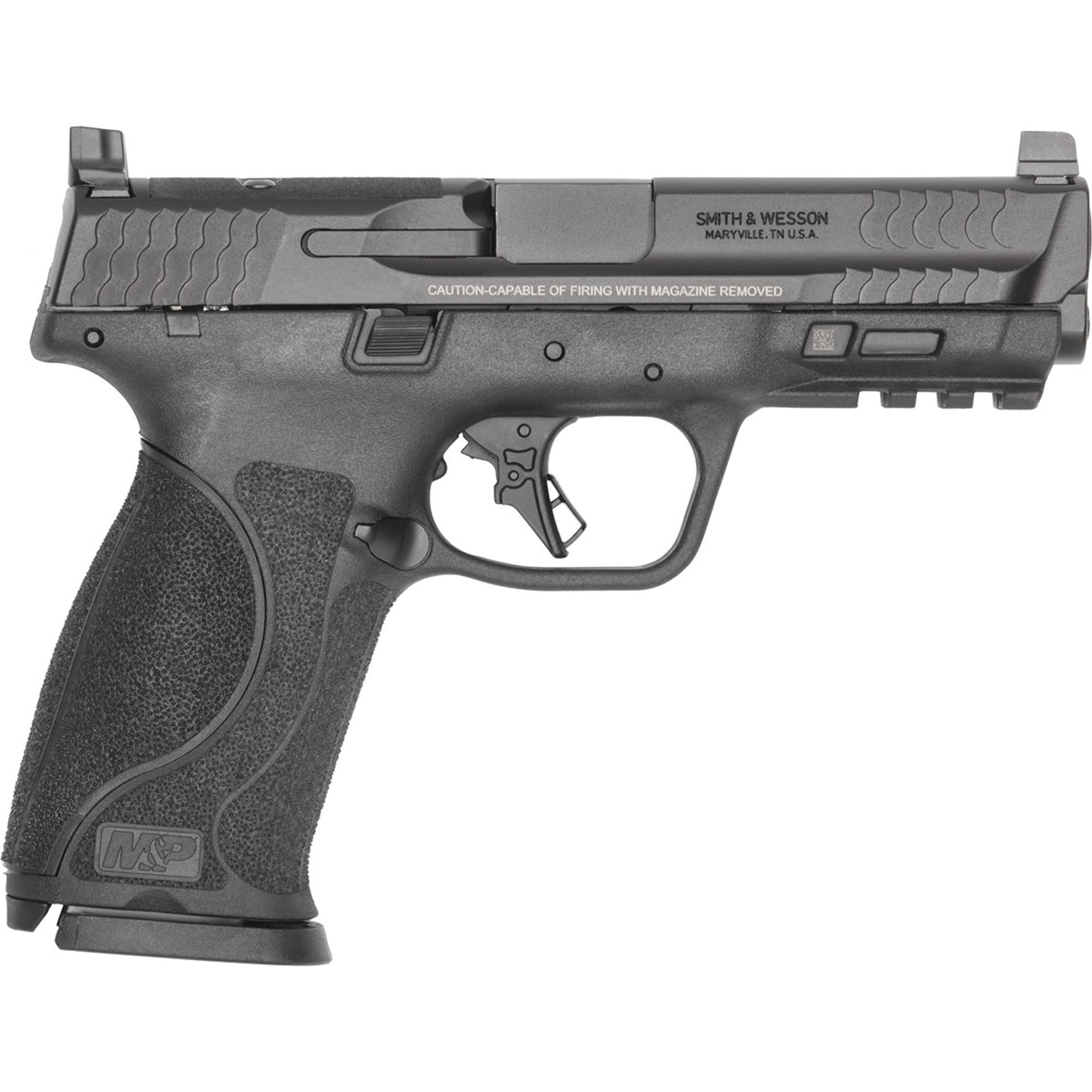 M&P 9 M2.0 4.22"BBL OR No Thumb Safety (2)15RD Mag Black