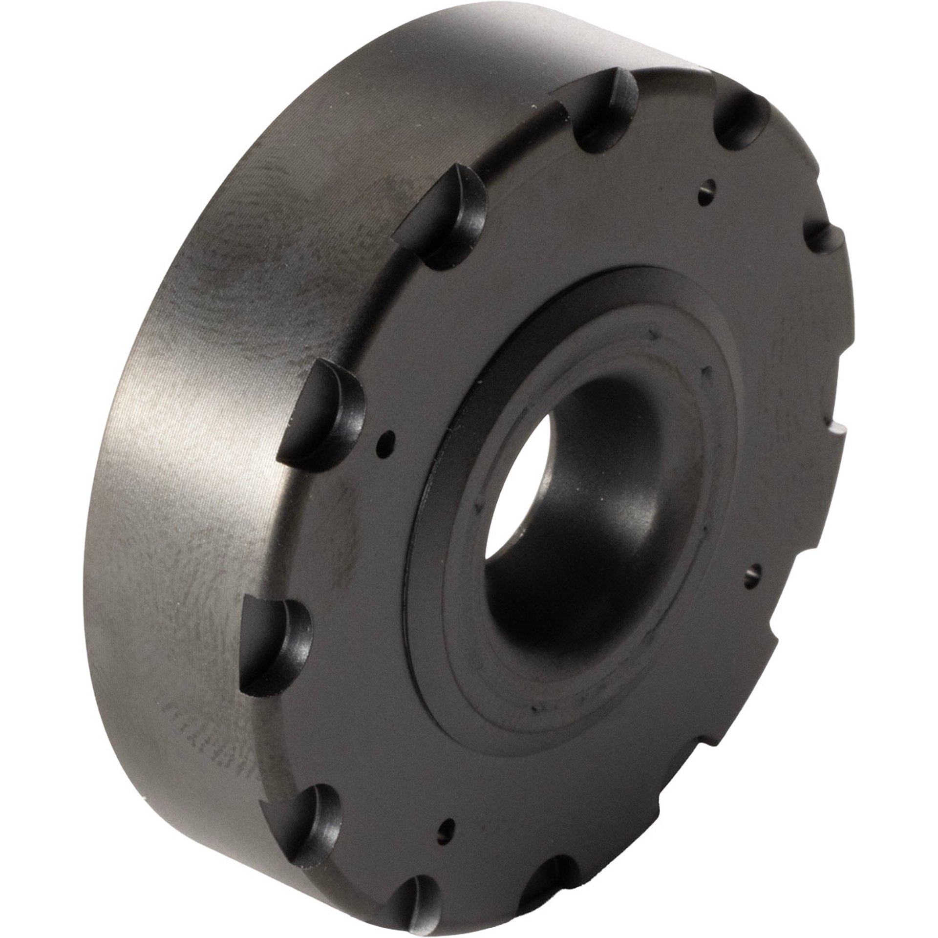 7.62 Cal Titanium End Cap for Sound & Weight Reduction Black