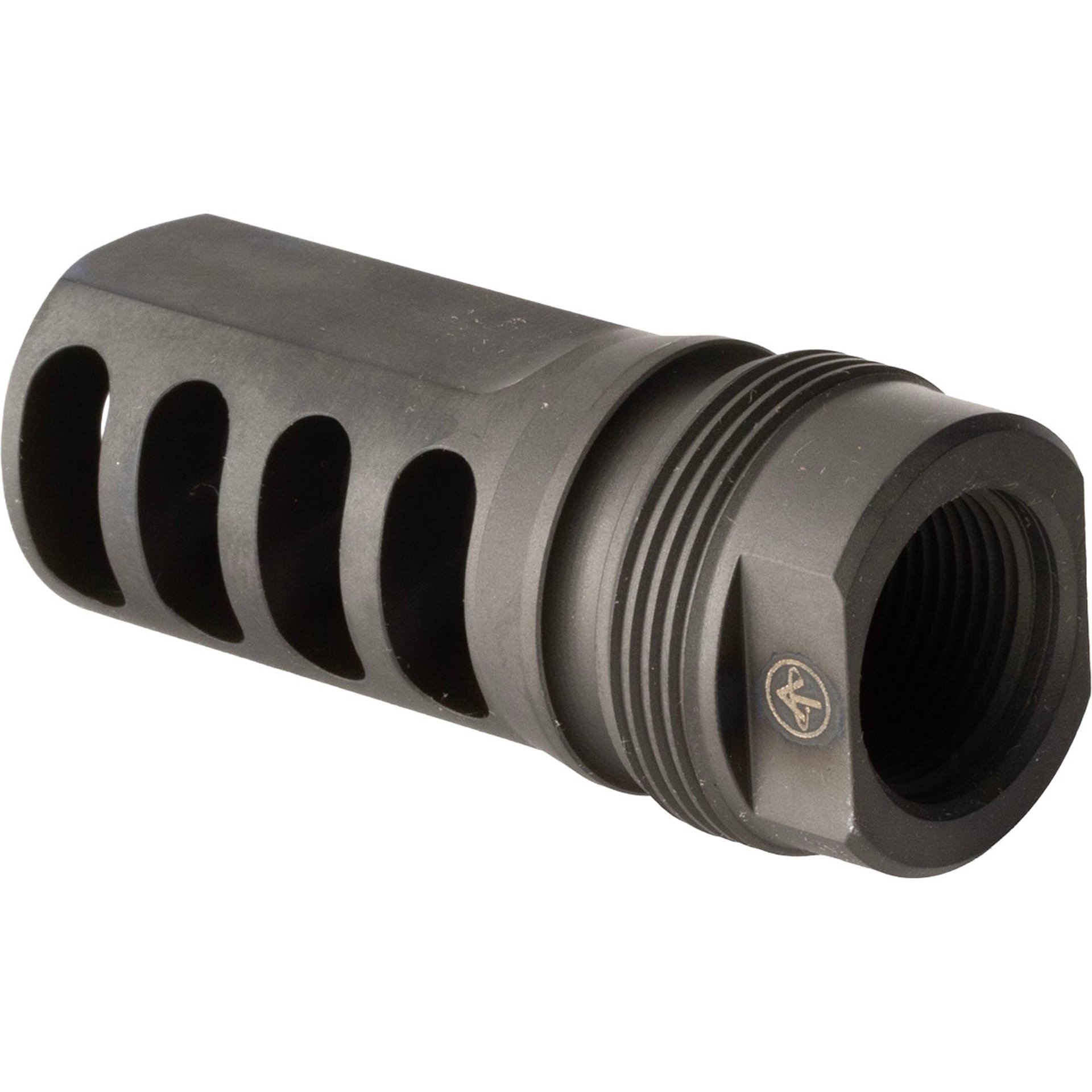 7.62 Cal 4 Port Muzzle Brake in 5/8x24 Black