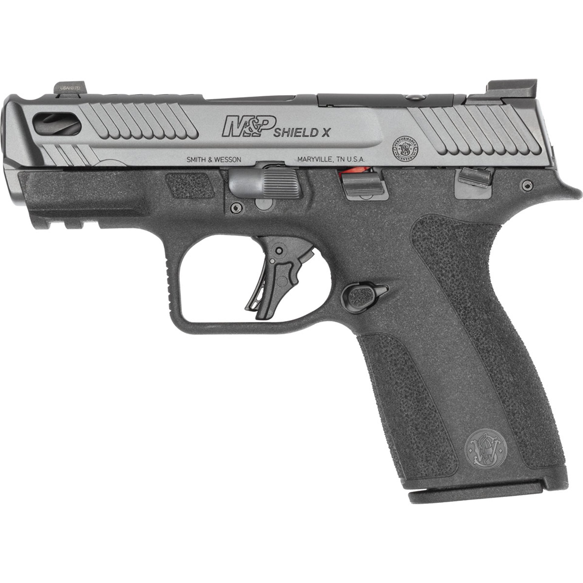 PC M&P Shld X Carry Comp 9mm Luger 3.6"BBL (2)10RD CA Comp