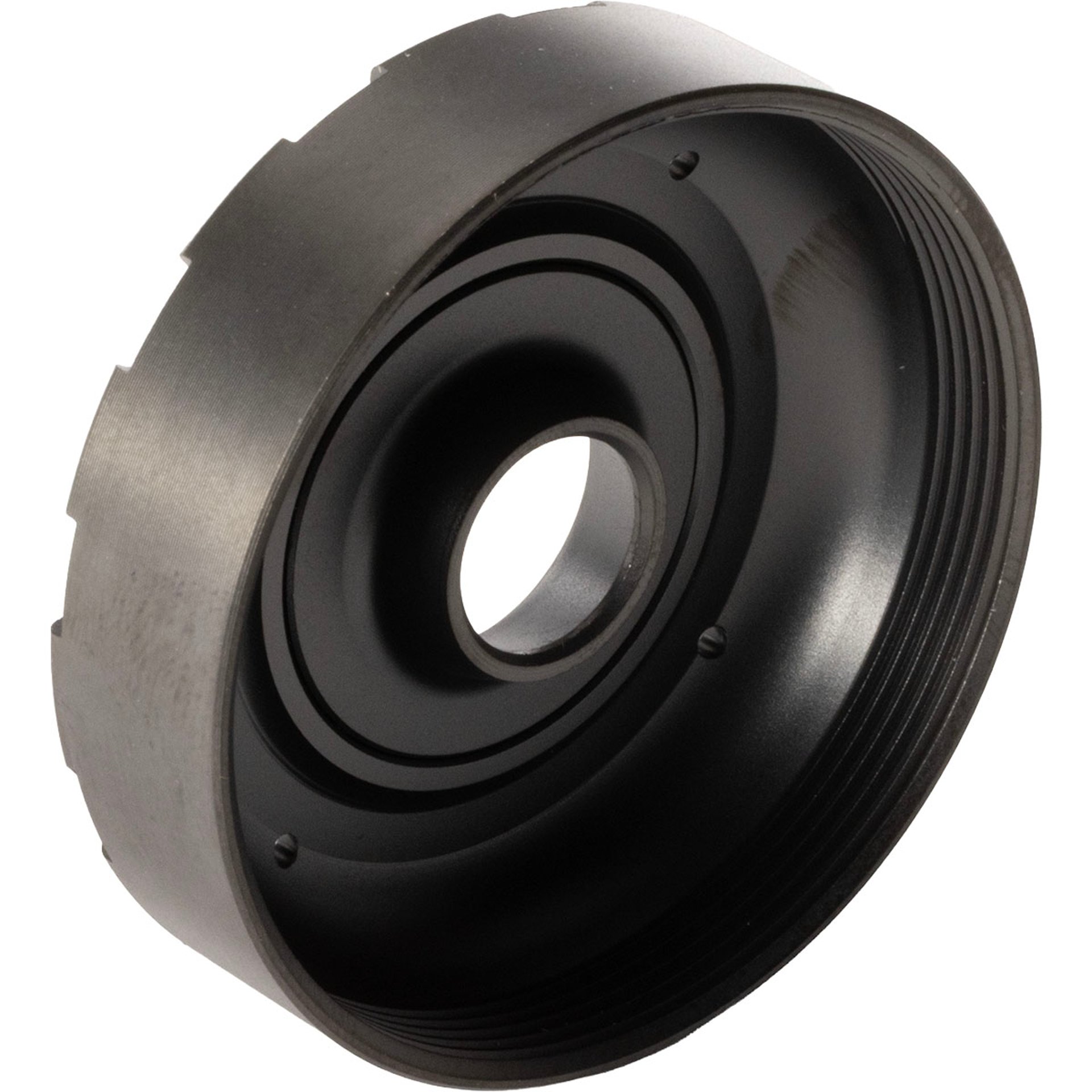 7.62 Cal Titanium End Cap for Sound & Weight Reduction Black