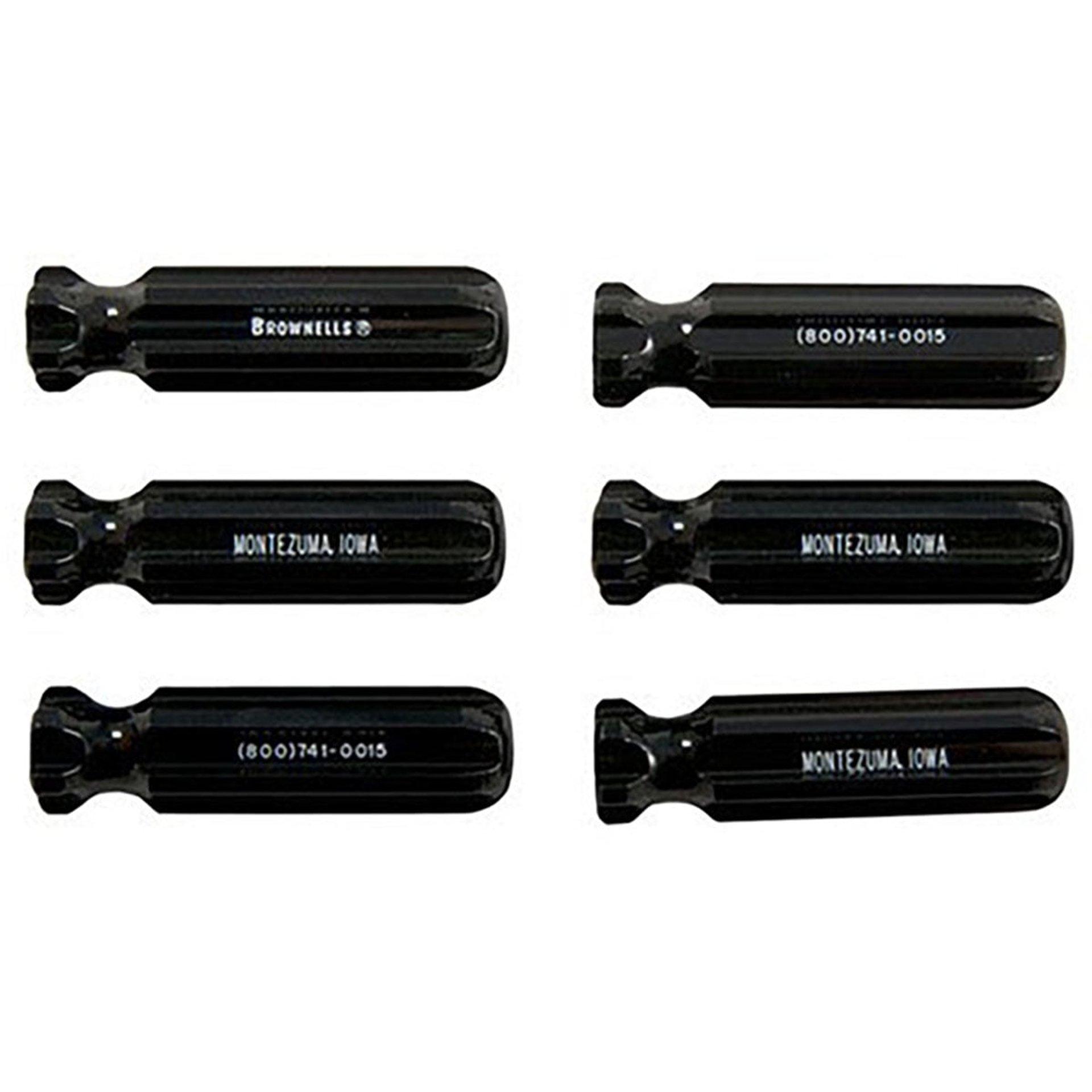 Molded Plastic Tool Handle, L2 Model, Black, 6 Pack