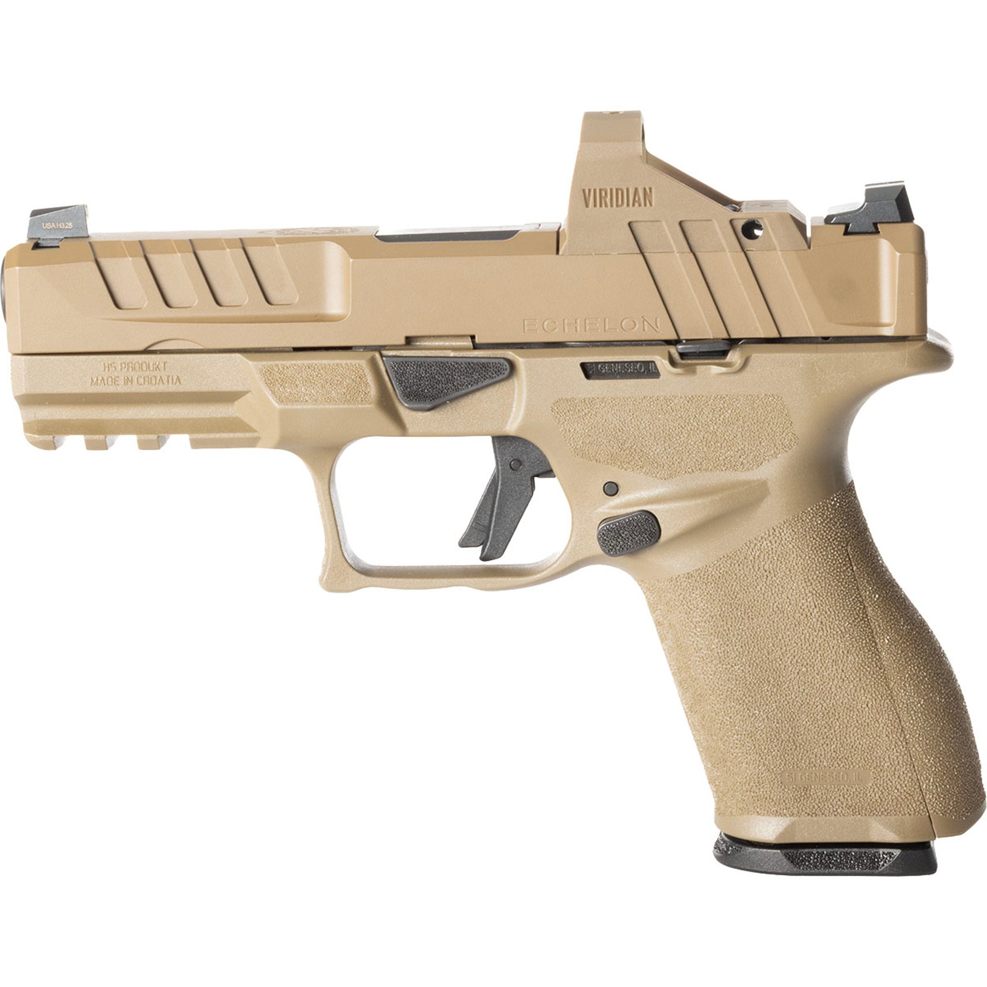 Echelon 4.0C 9mm 4"BBL (4)15rd Mags & RFX11 GearPac FDE