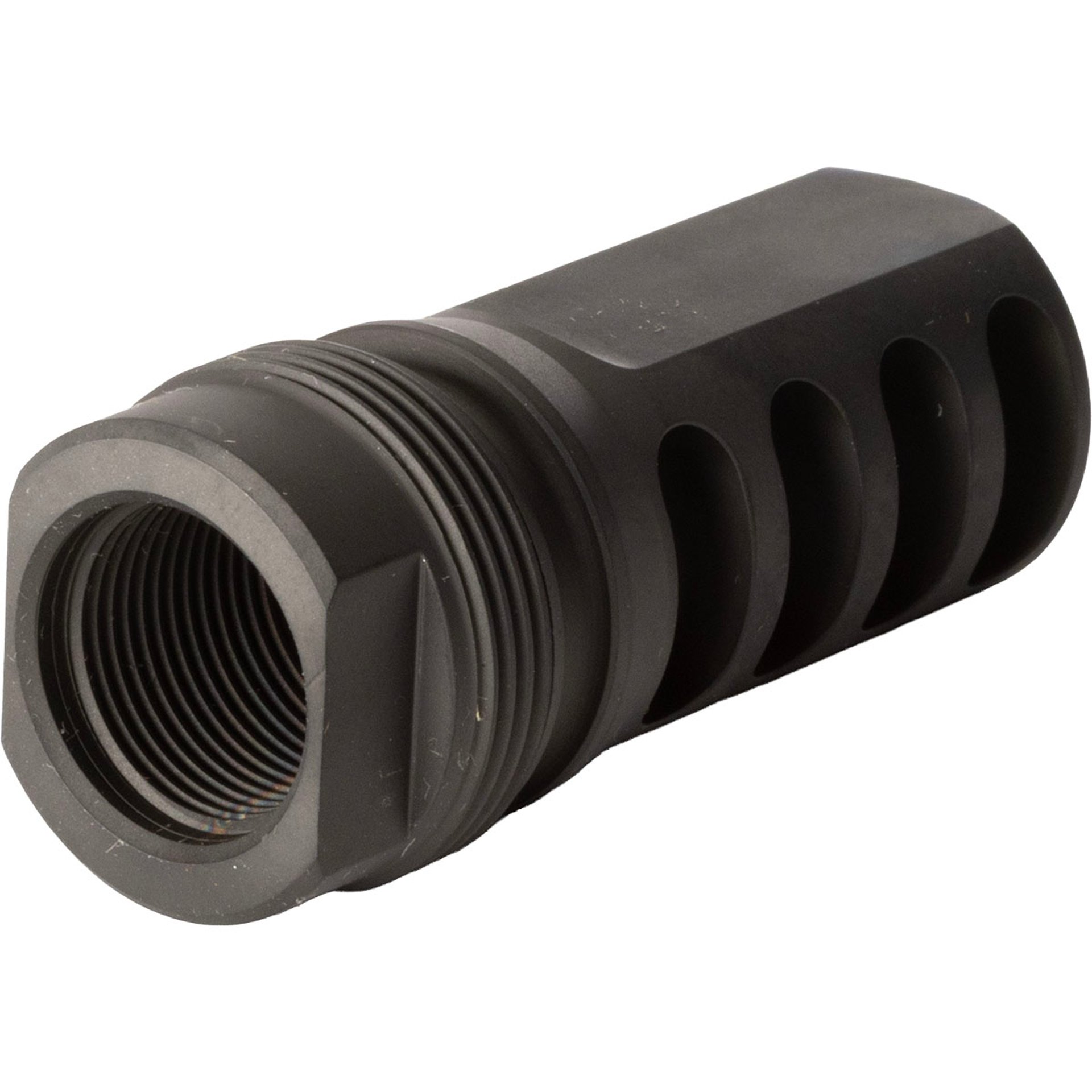 7.62 Cal 4 Port Muzzle Brake in 5/8x24 Black