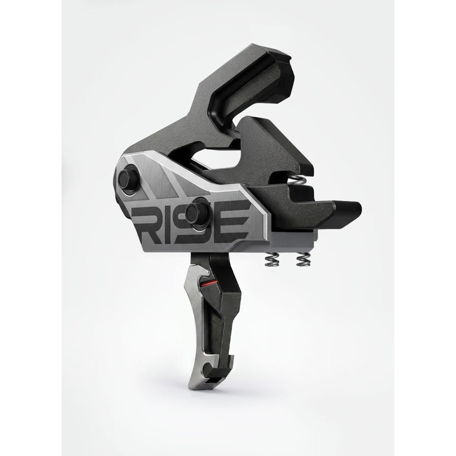 Blitz G2 Slide-and-Snap AR Trigger Curved Blade Face Silver