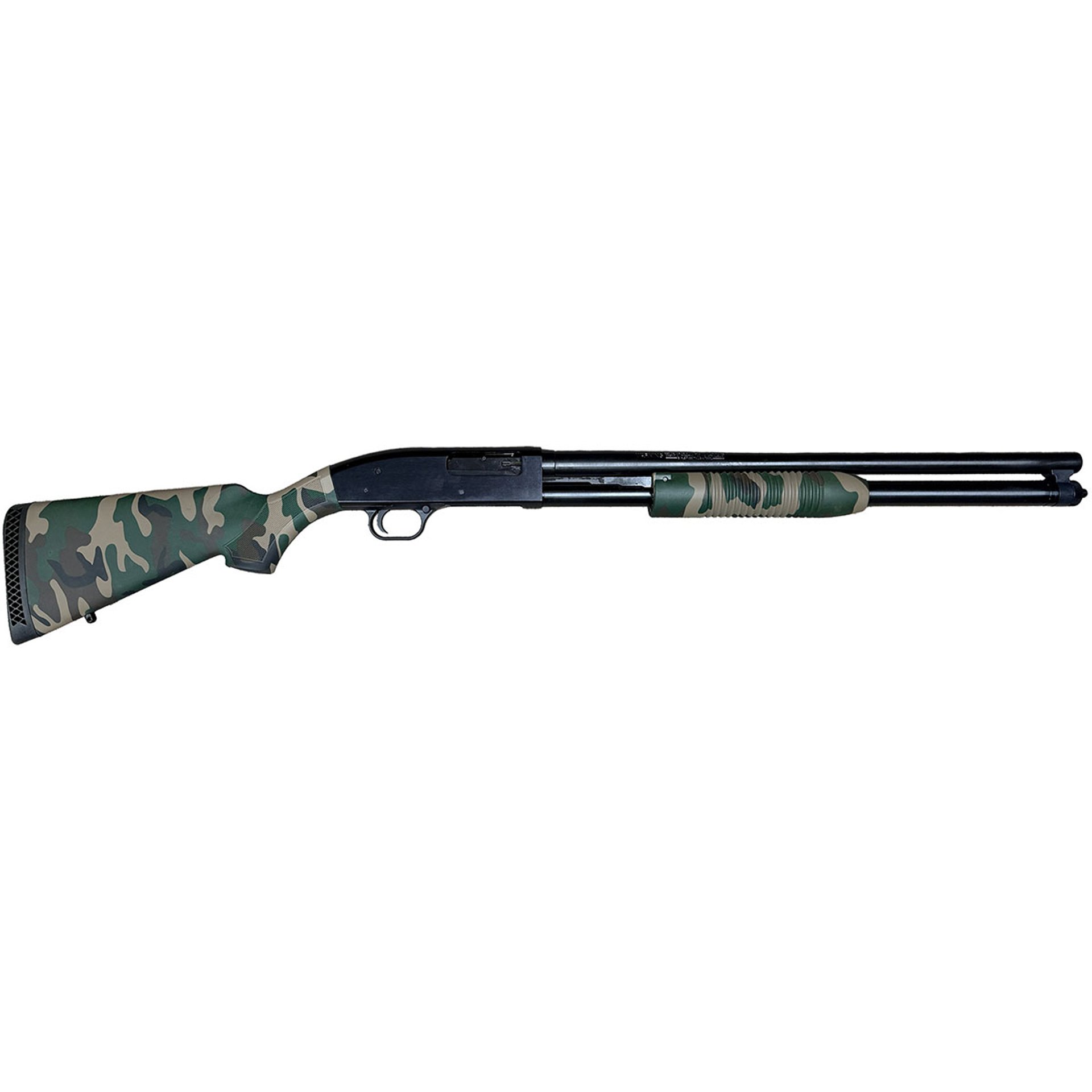 MAVERICK 88 SECURITY 12GA 20" 7+1 RD - WOODLAND CAMO