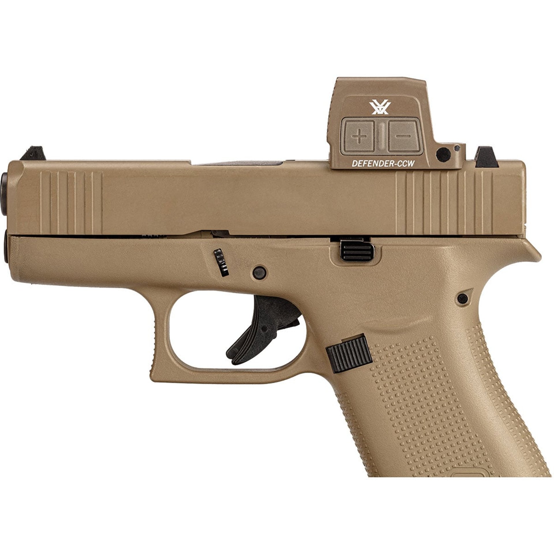 Def-CCW Encl Solar Micro Red Dot 3MOA Dot/32MOA Circle Tan