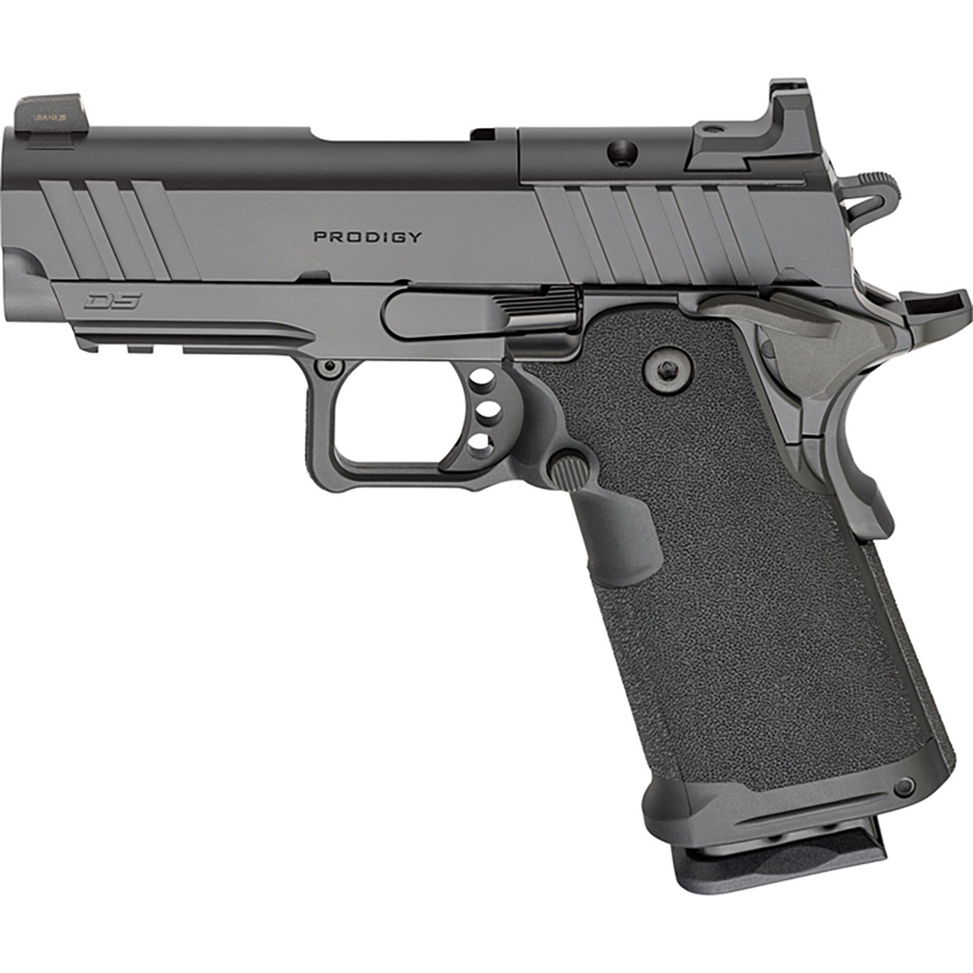 1911 DS Prodigy AOS 9mm Luger 3.5"BBL (2)10RD Mags Black