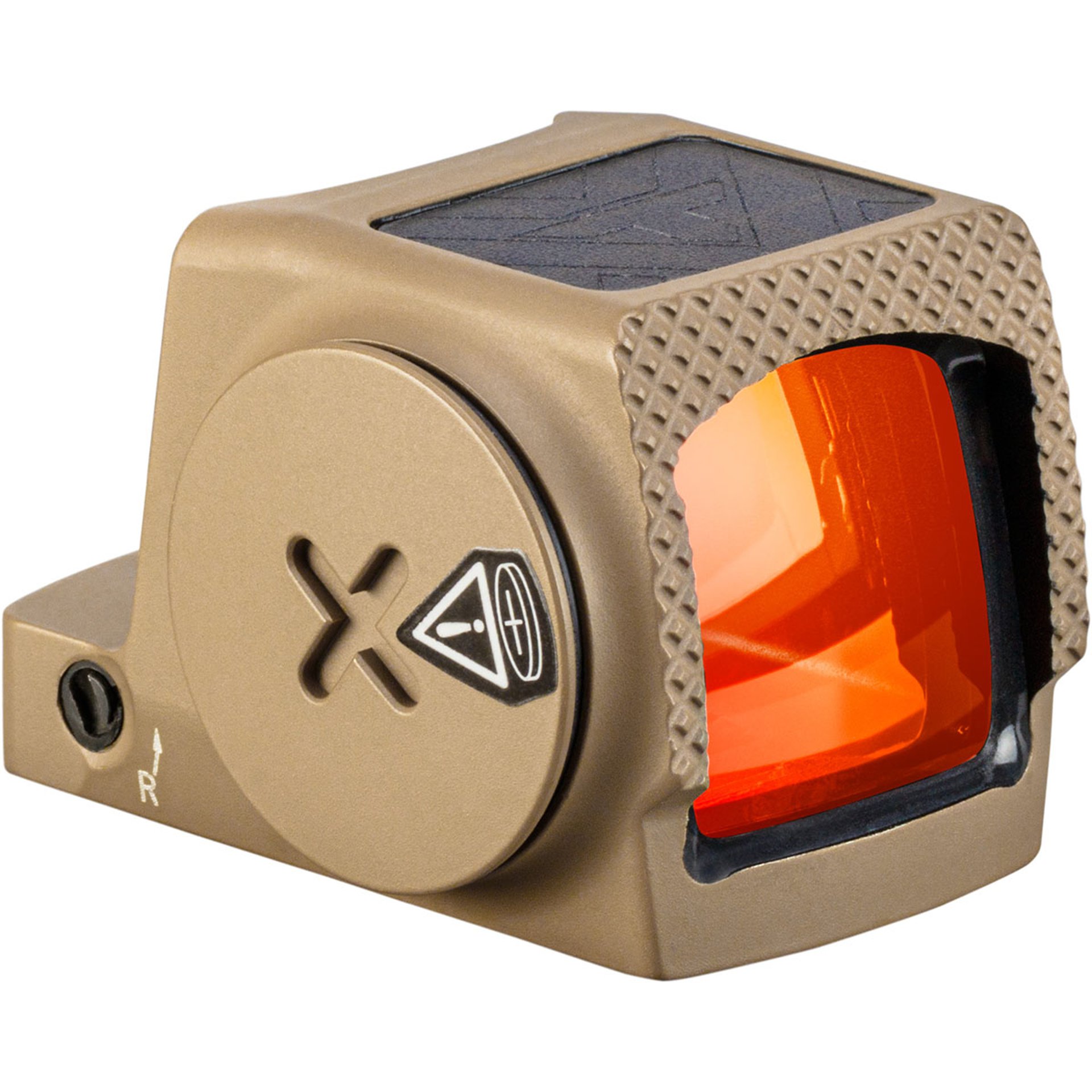 Def-ST Encl Solar Micro Red Dot 3MOA Dot/32MOA Circle Tan