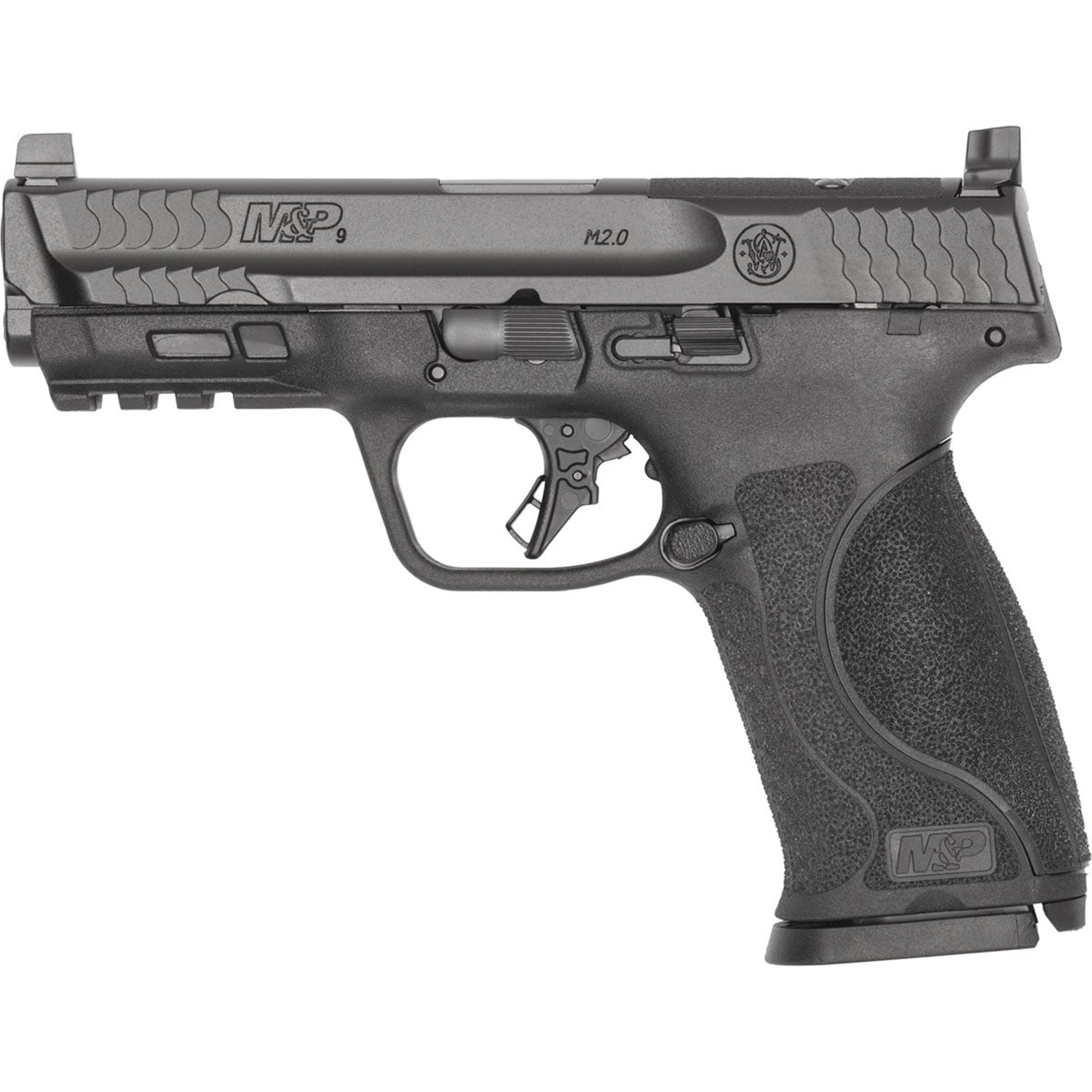 M&P 9 M2.0 4.22"BBL OR No Thumb Safety (2)15RD Mag Black