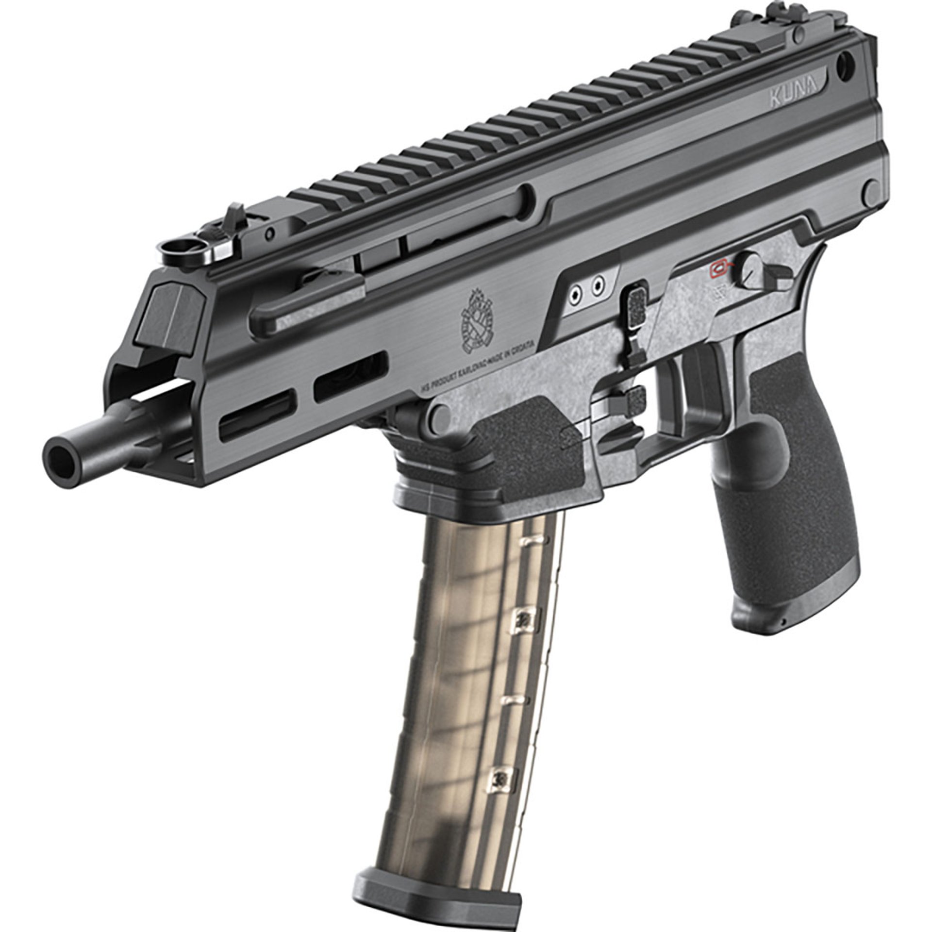 Kuna Tri-Lug 9mm Luger 6.125"BBL (2)30RD Mag Black