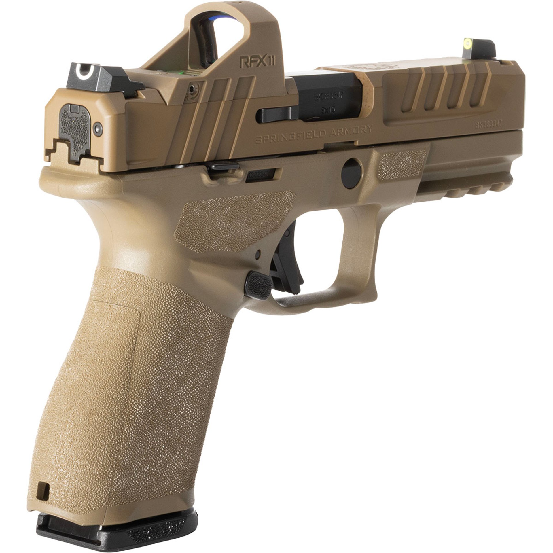 Echelon 4.0C 9mm 4"BBL (1)15(3)18rd Mags & RFX11 GearPac FDE
