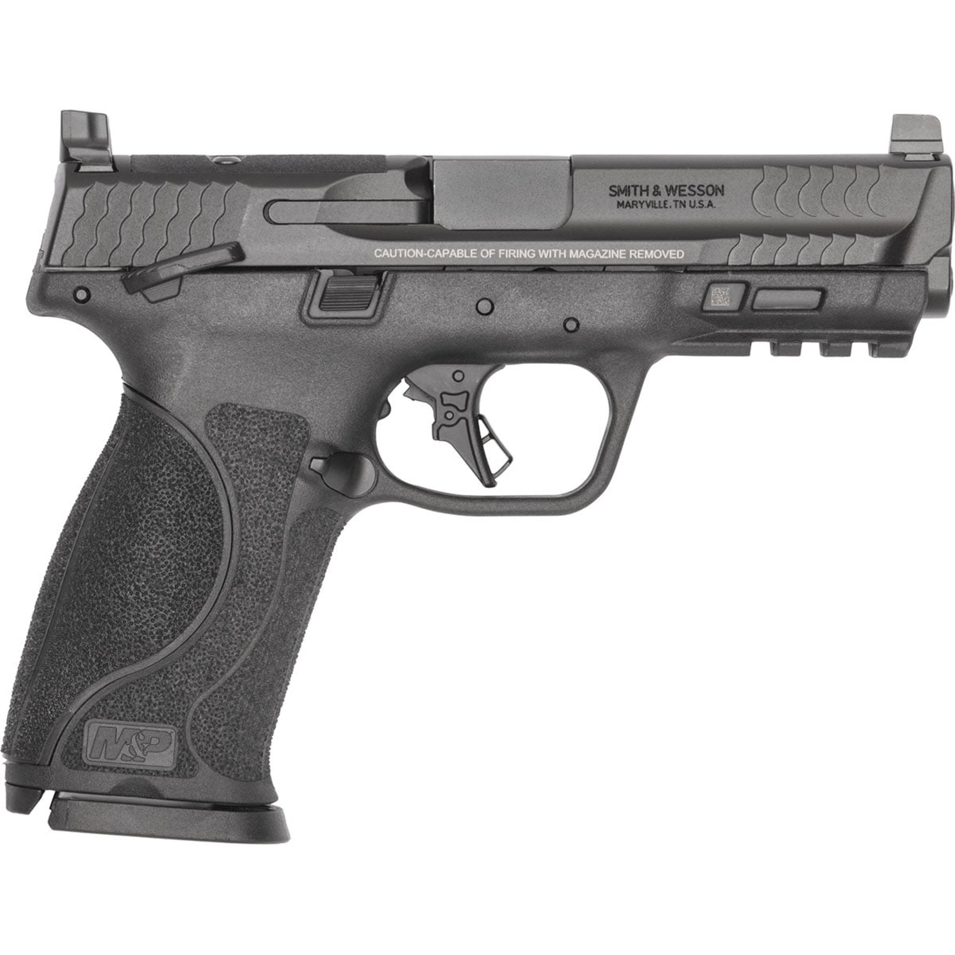 M&P 9 M2.0 4.22"BBL OR Thumb Safety (2)15RD Mag Black