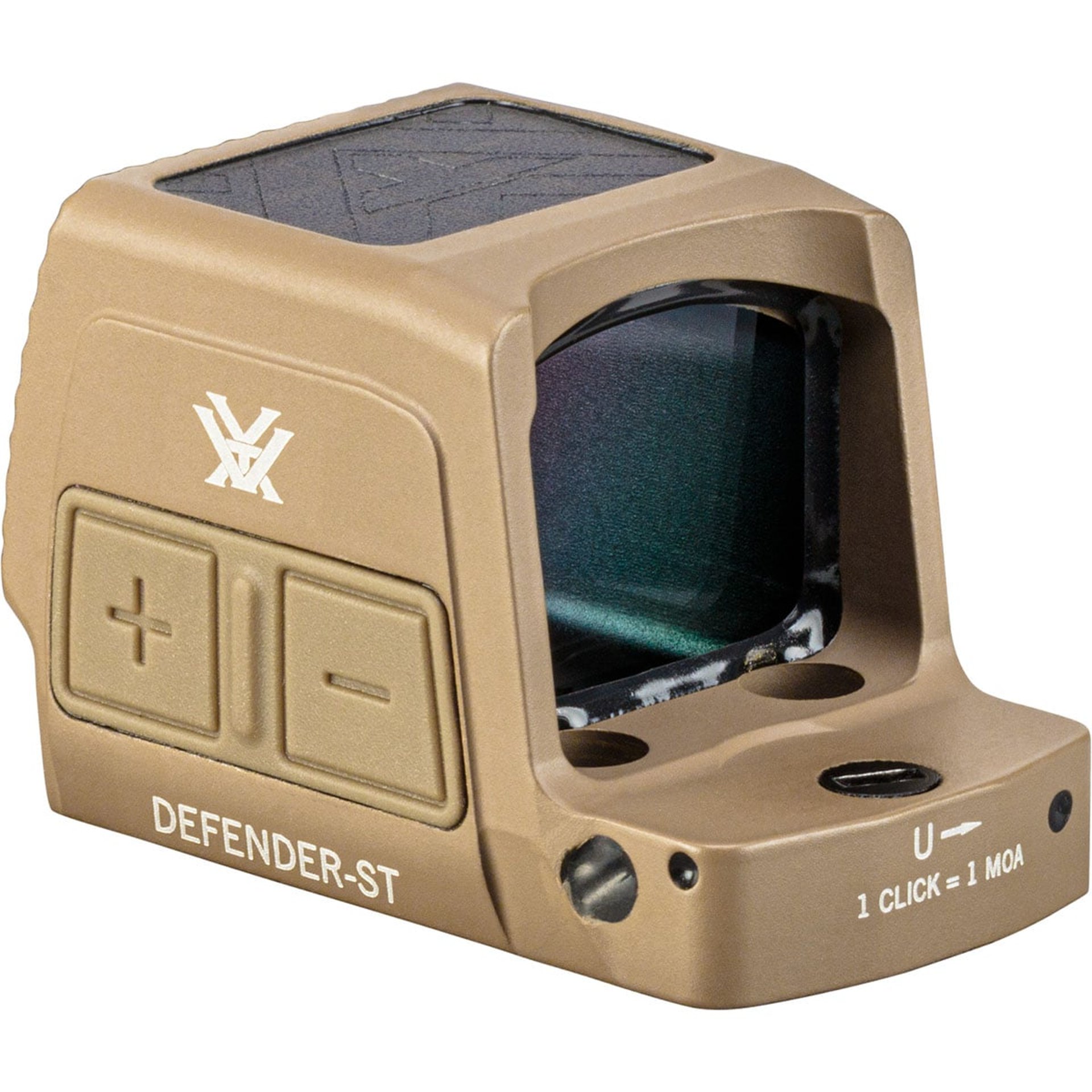 Def-ST Encl Solar Micro Red Dot 3MOA Dot/32MOA Circle Tan