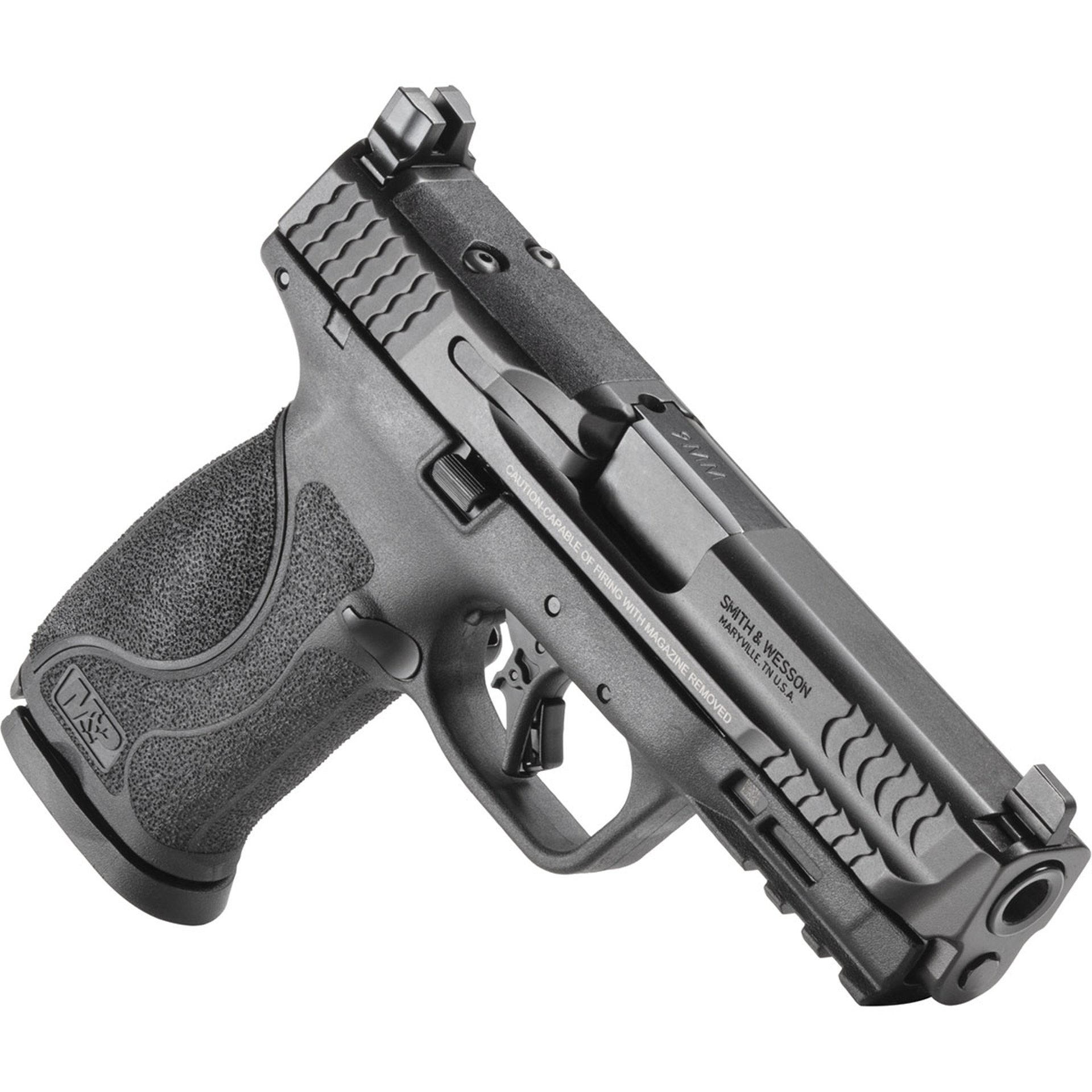 M&P 9 M2.0 4.22"BBL OR No Thumb Safety (2)15RD Mag Black