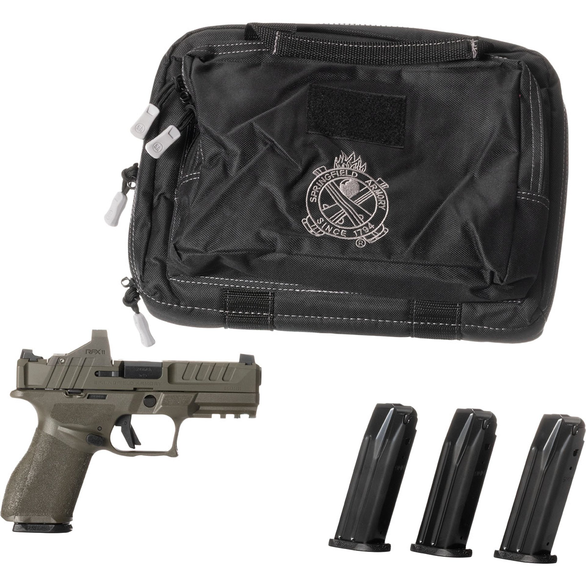 Echelon 4.0C 9mm 4"BBL (4)15rd Mags & RFX11 GearPac ODG