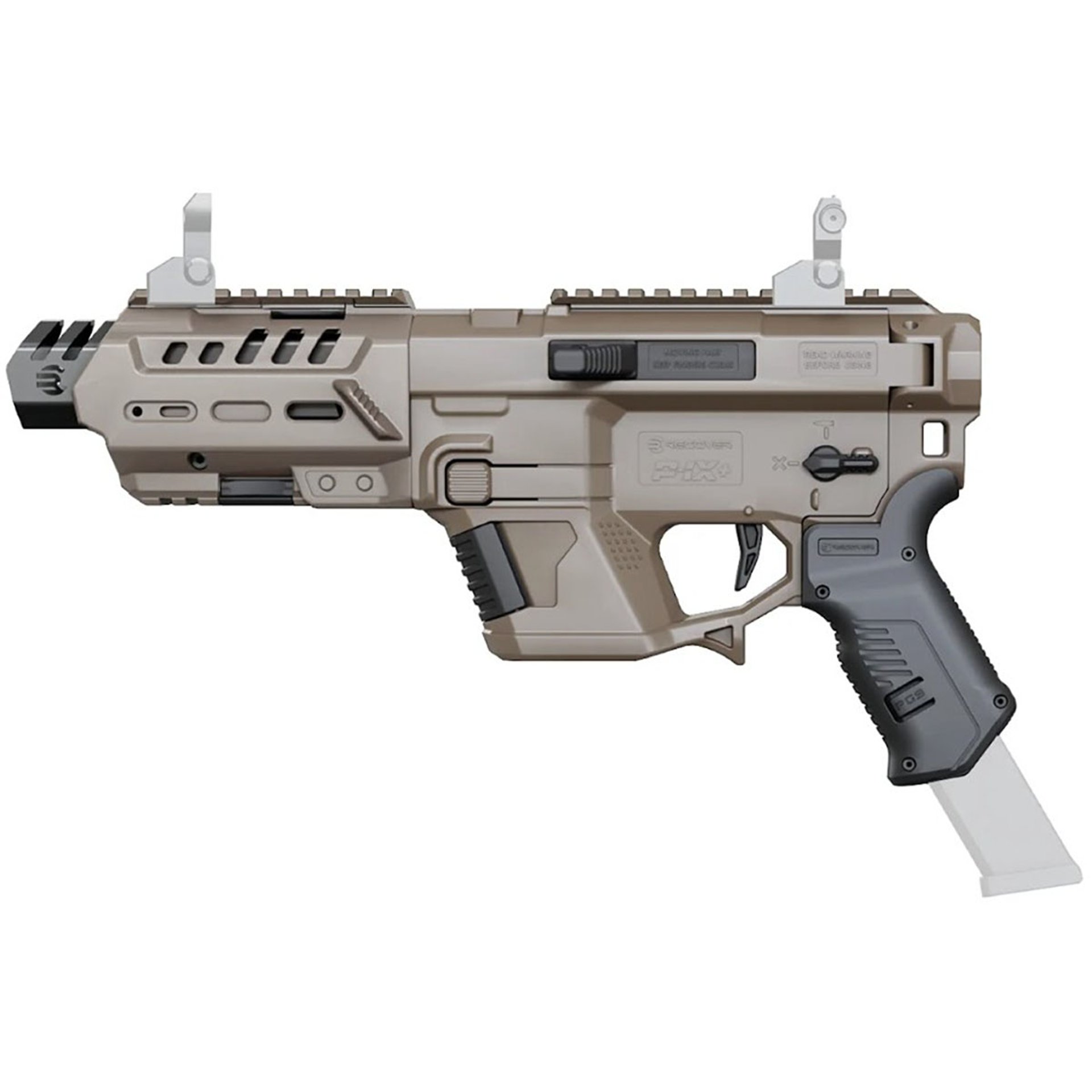 P-IX+Basic Modular AR Platform/No Brace for Glock Tan