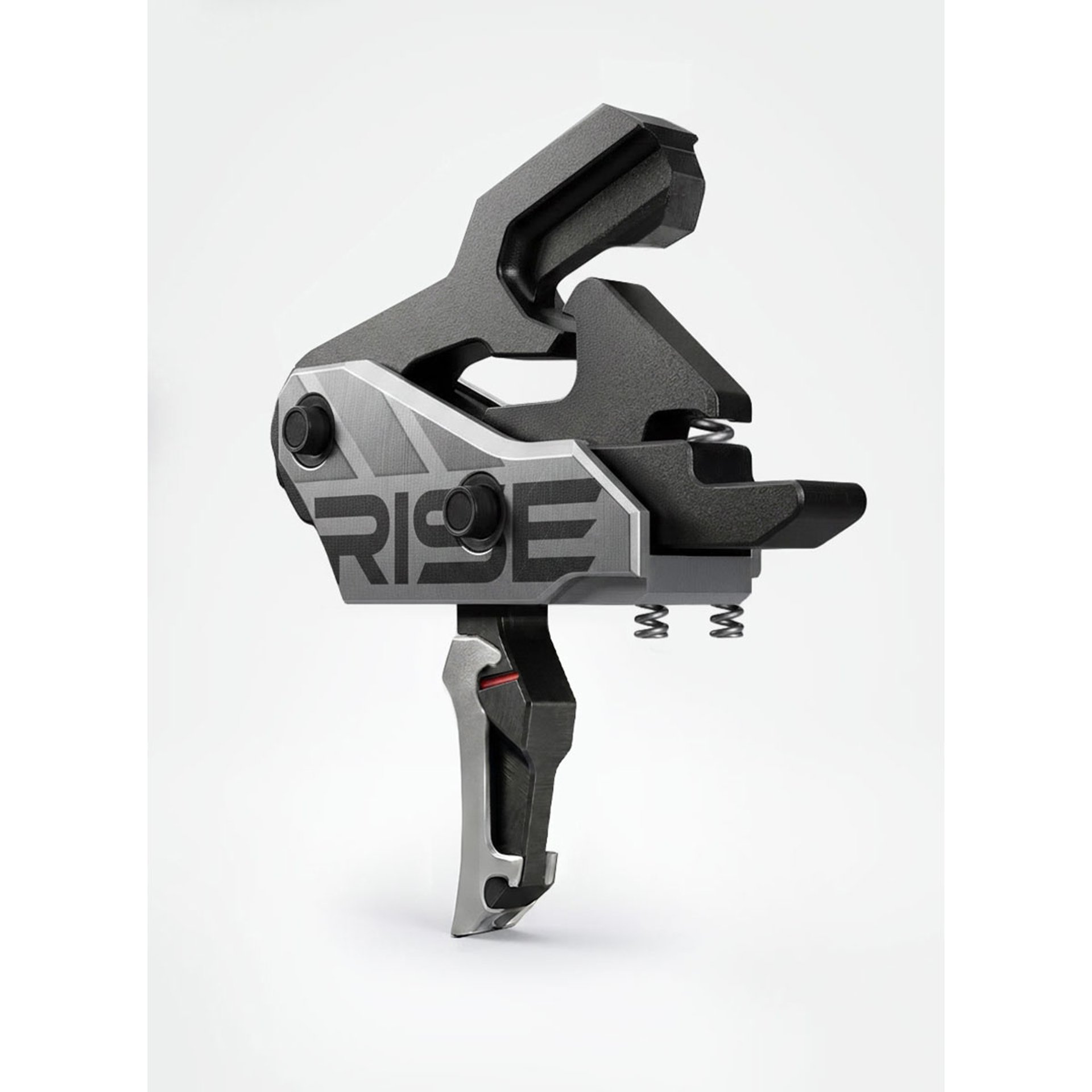 Blitz G2 Slide-and-Snap AR Trigger Flat Blade Face Silver