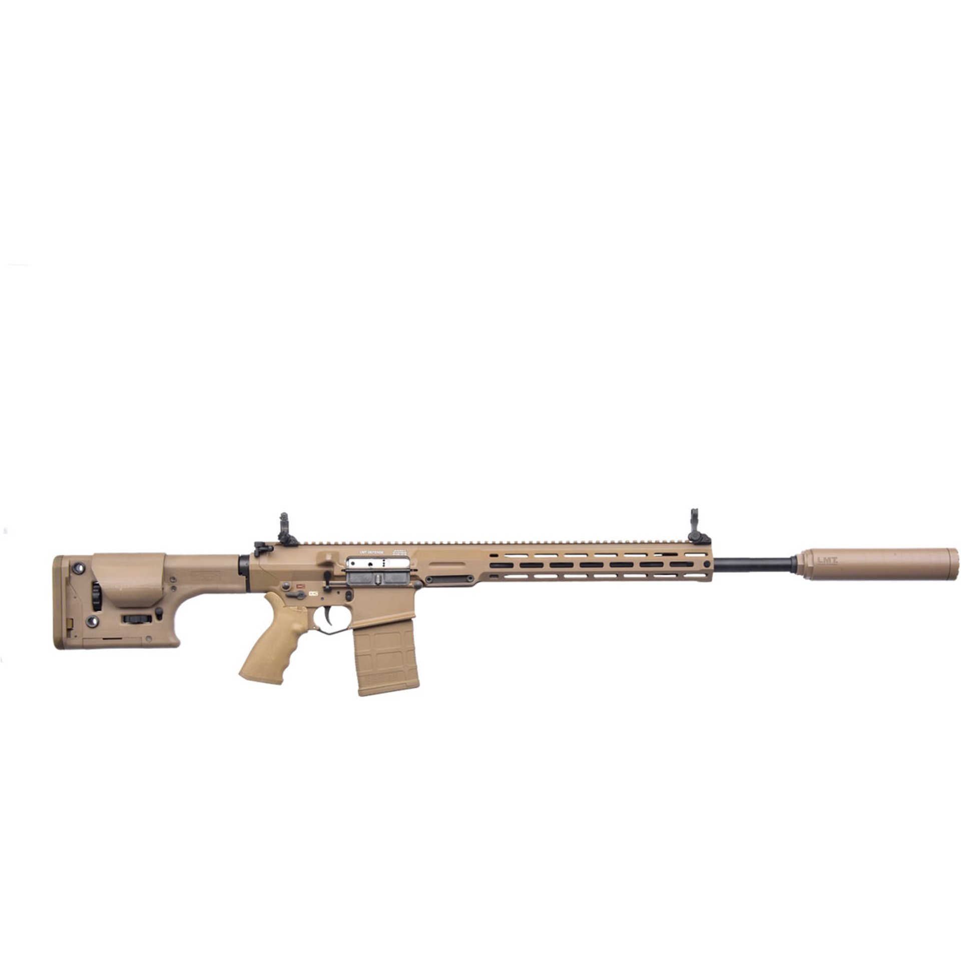 ION LT 7.62 Cal Titanium Rifle Suppressor Kit FDE