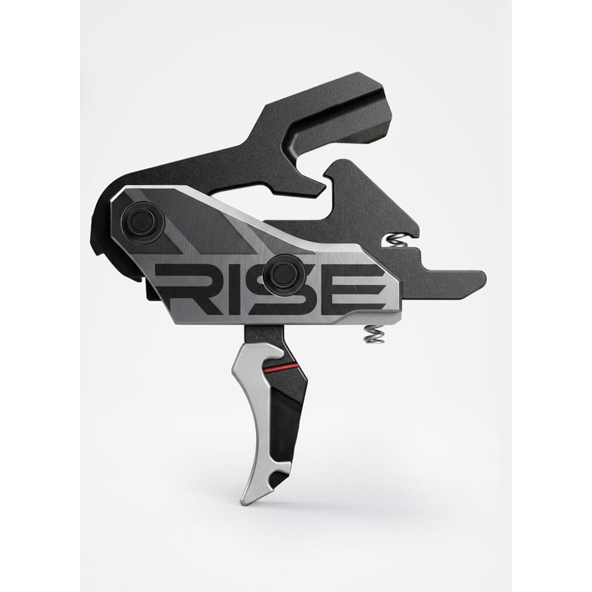 Blitz G2 Slide-and-Snap AR Trigger Curved Blade Face Silver