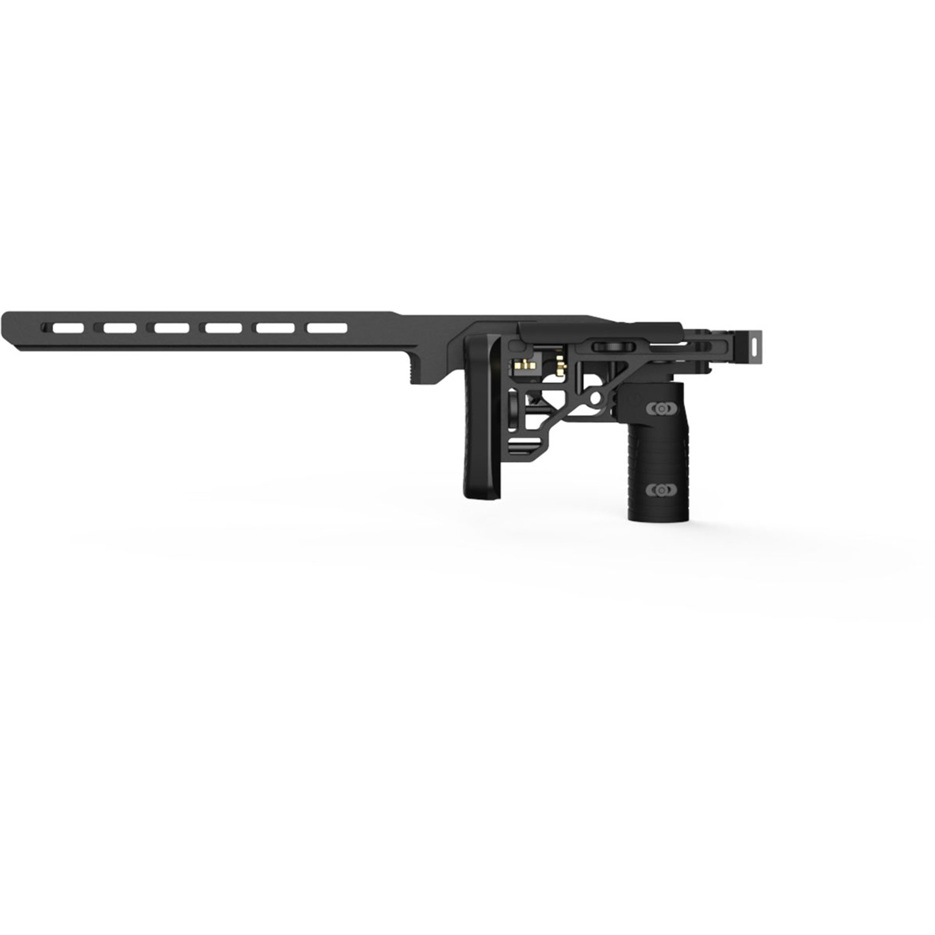 UD6 Folding Picatinny Chassis Combo RH for Rem 700 SA Black