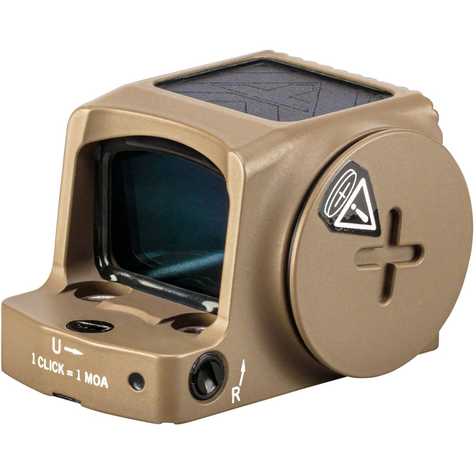 Def-CCW Encl Solar Micro Red Dot 3MOA Dot/32MOA Circle Tan