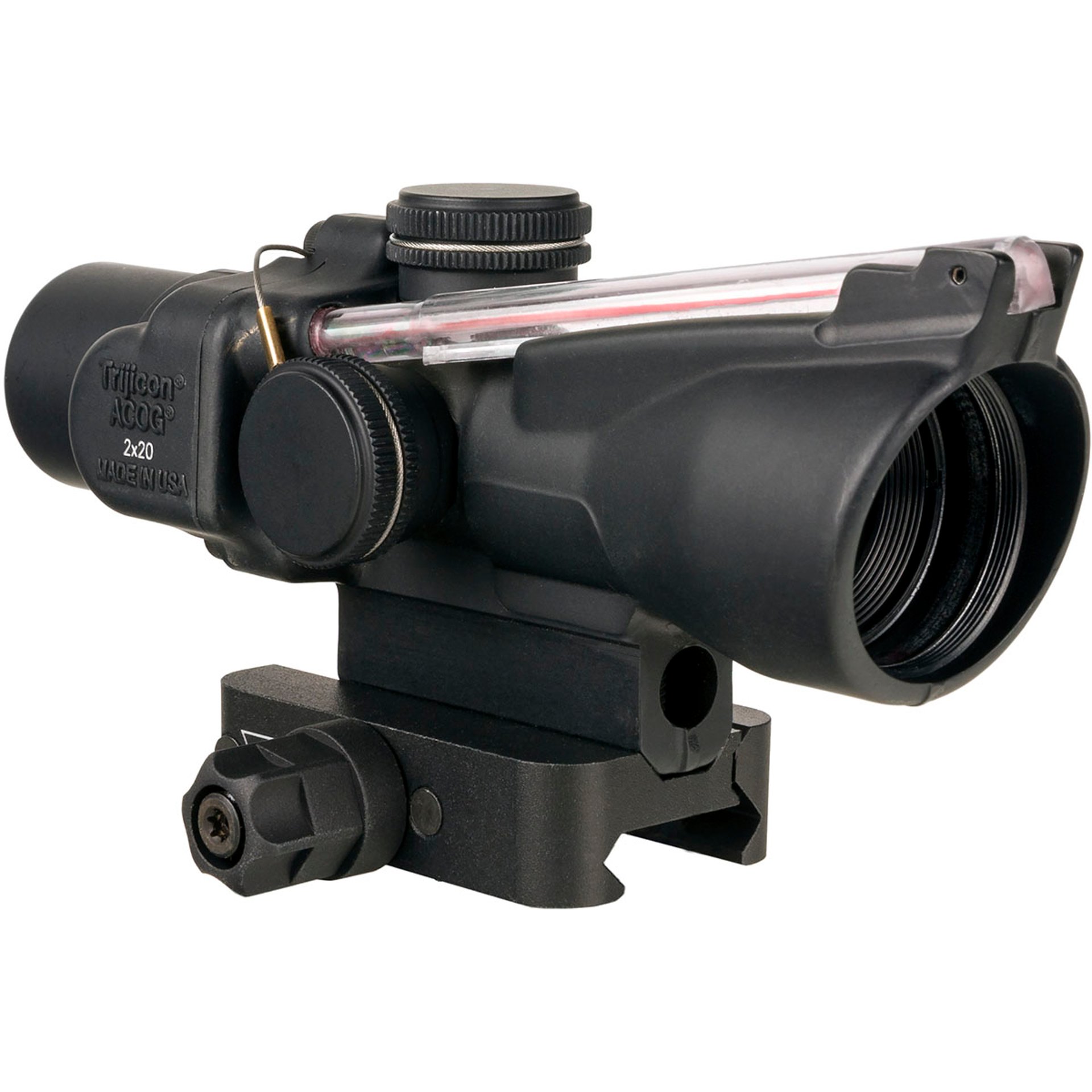 2x20mm Compact ACOG Red 115/147gr. 9mm PCC RTR w/Mount