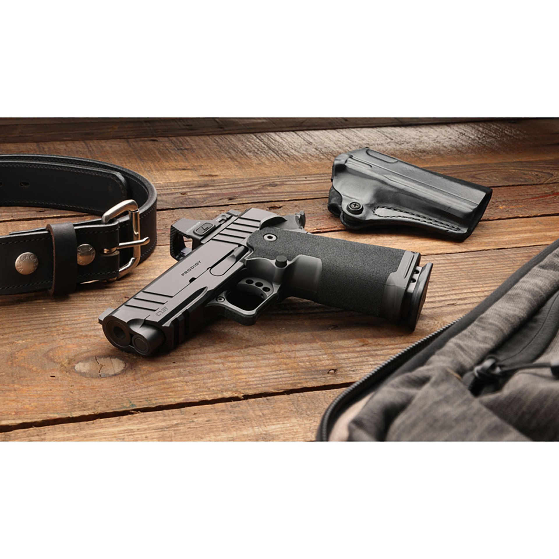 1911 DS Prodigy AOS 9mm Luger 3.5"BBL (2)10RD Mags Black