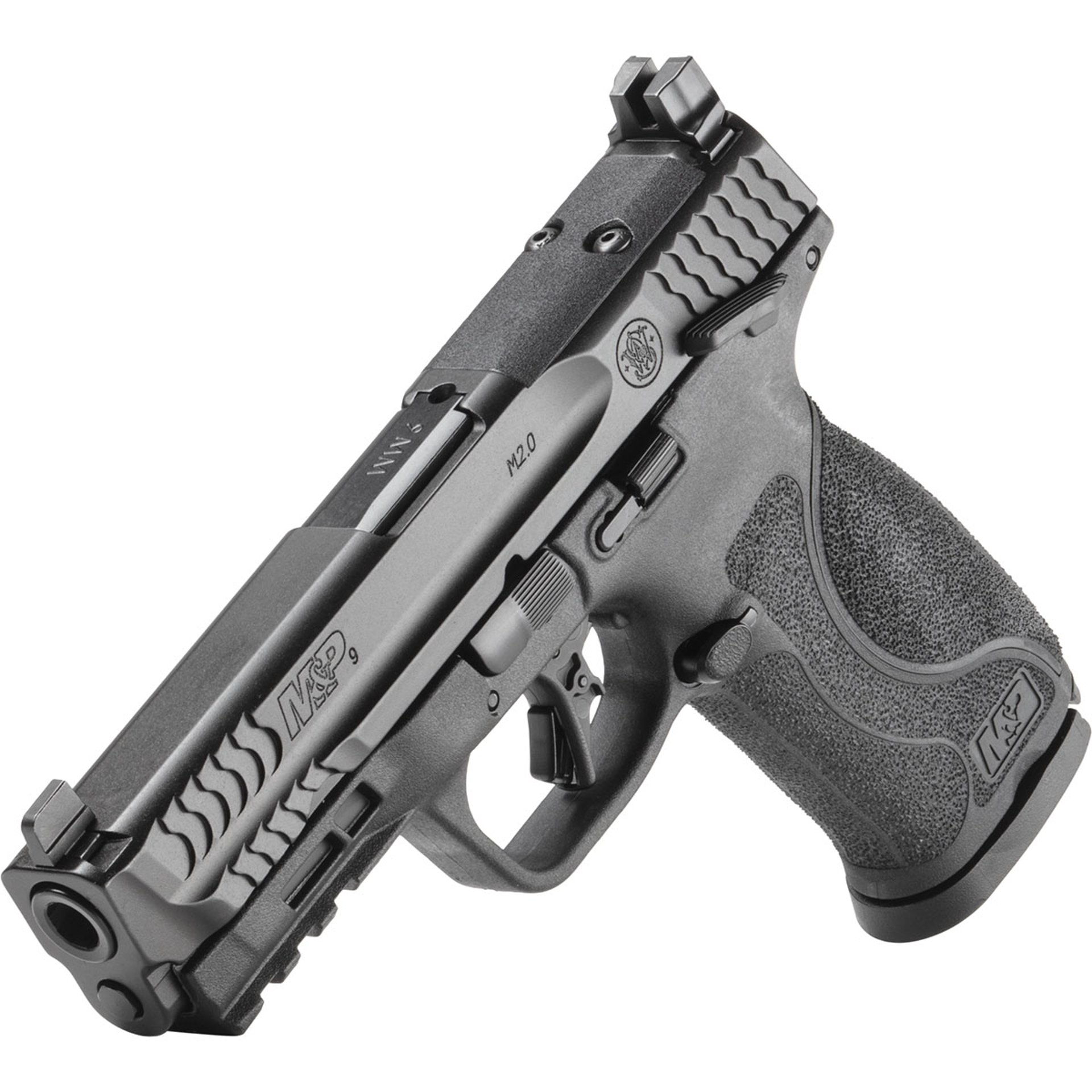 M&P 9 M2.0 4.22"BBL OR Thumb Safety (2)15RD Mag Black